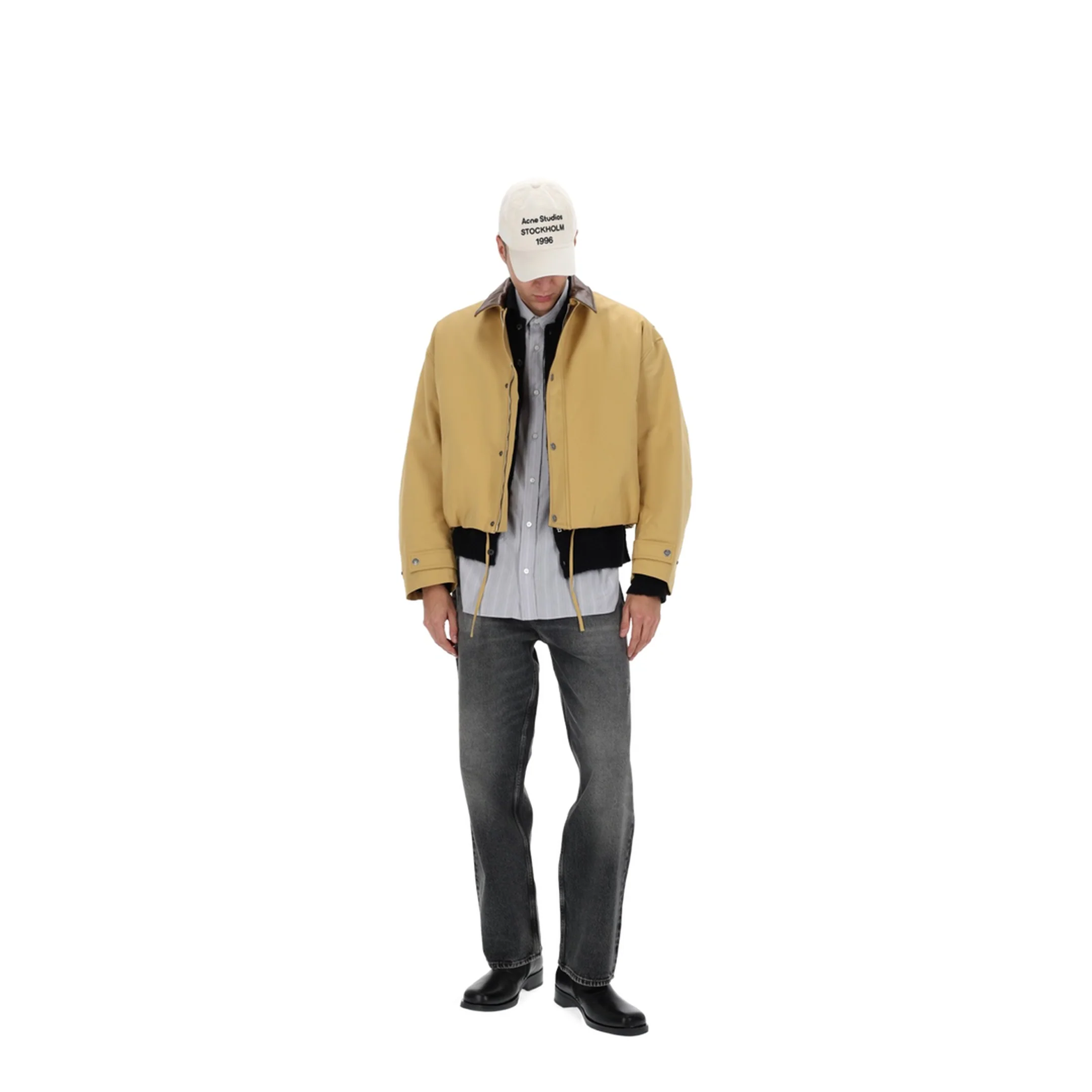 Jacket with Contrasting Collar - Image 2
