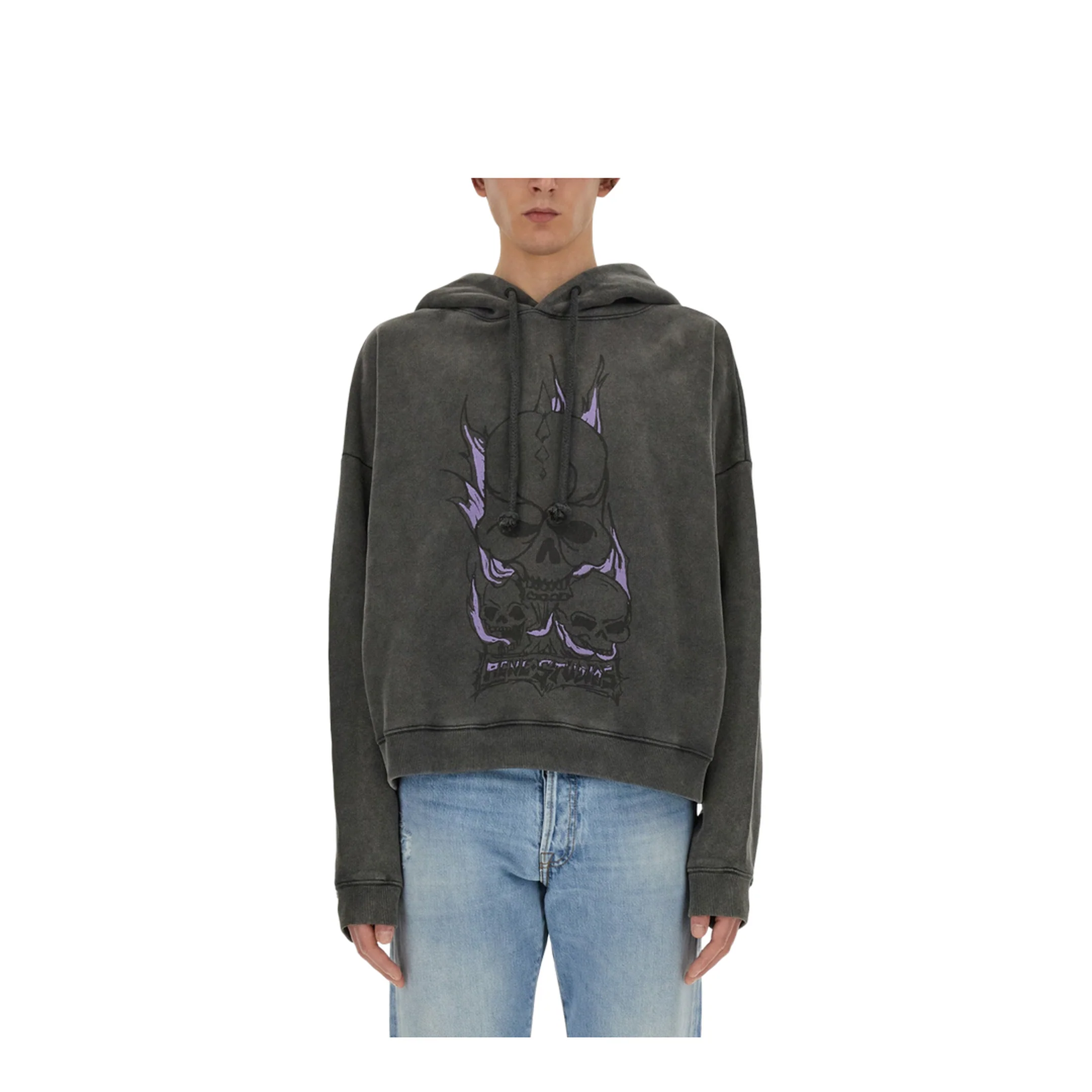 Skull Print Sweatshirt - Image 5
