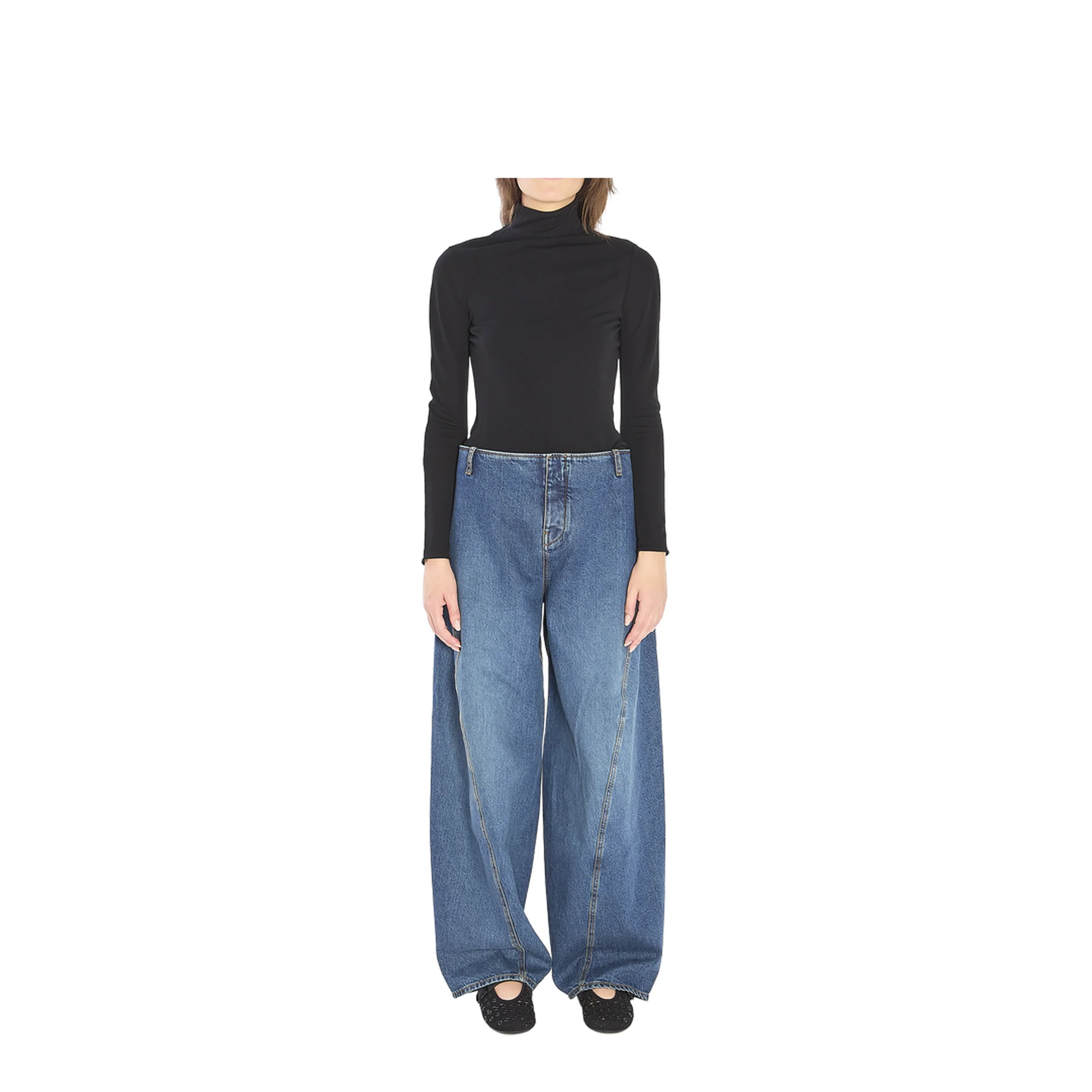 Fluid Jersey Bodysuit with Heart Cut-Out - Image 5
