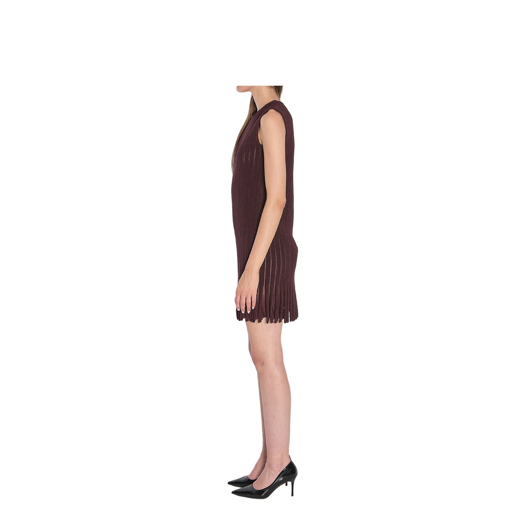Striped Knit Dress - Image 3