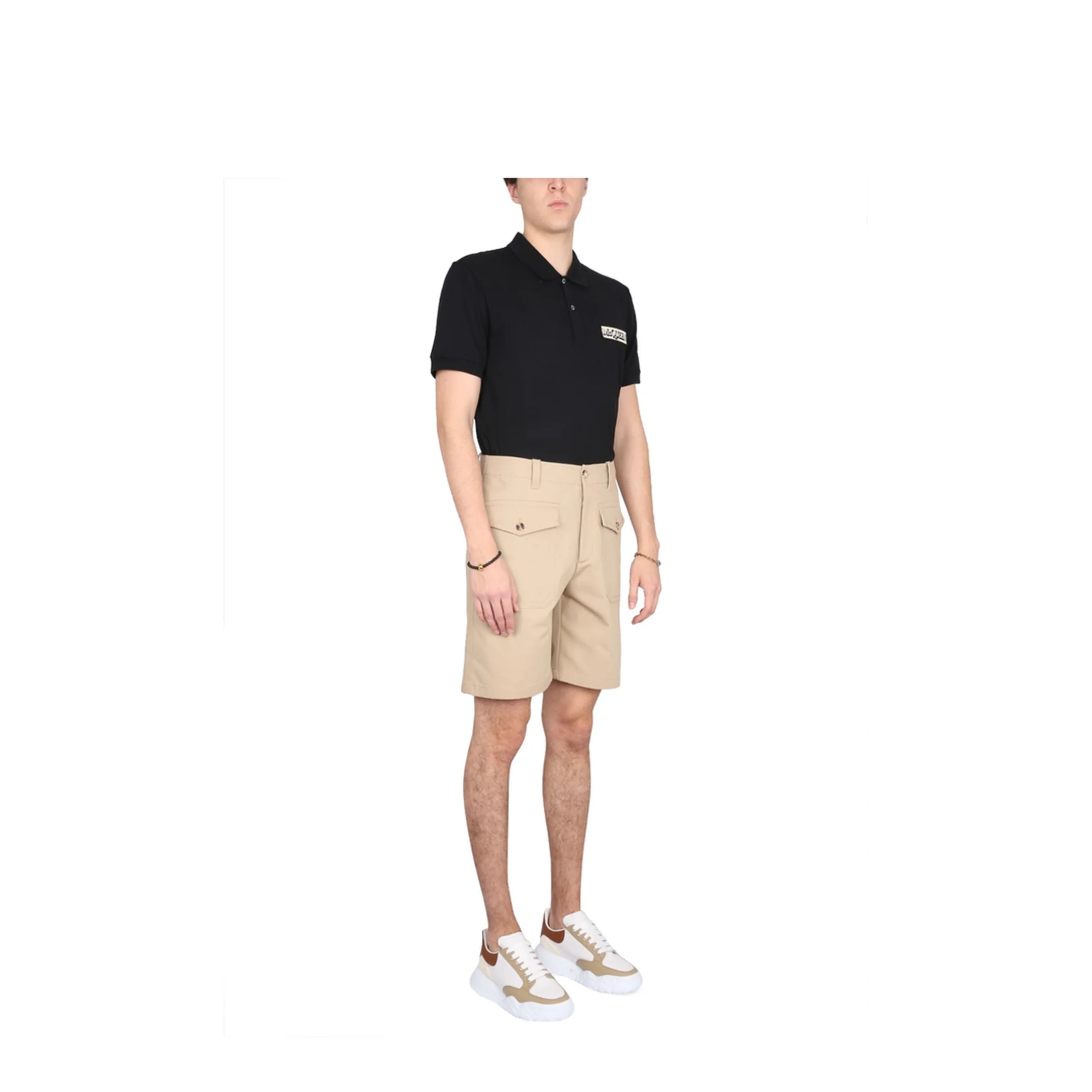 Cappuccino Cotton Bermuda Shorts - Image 2