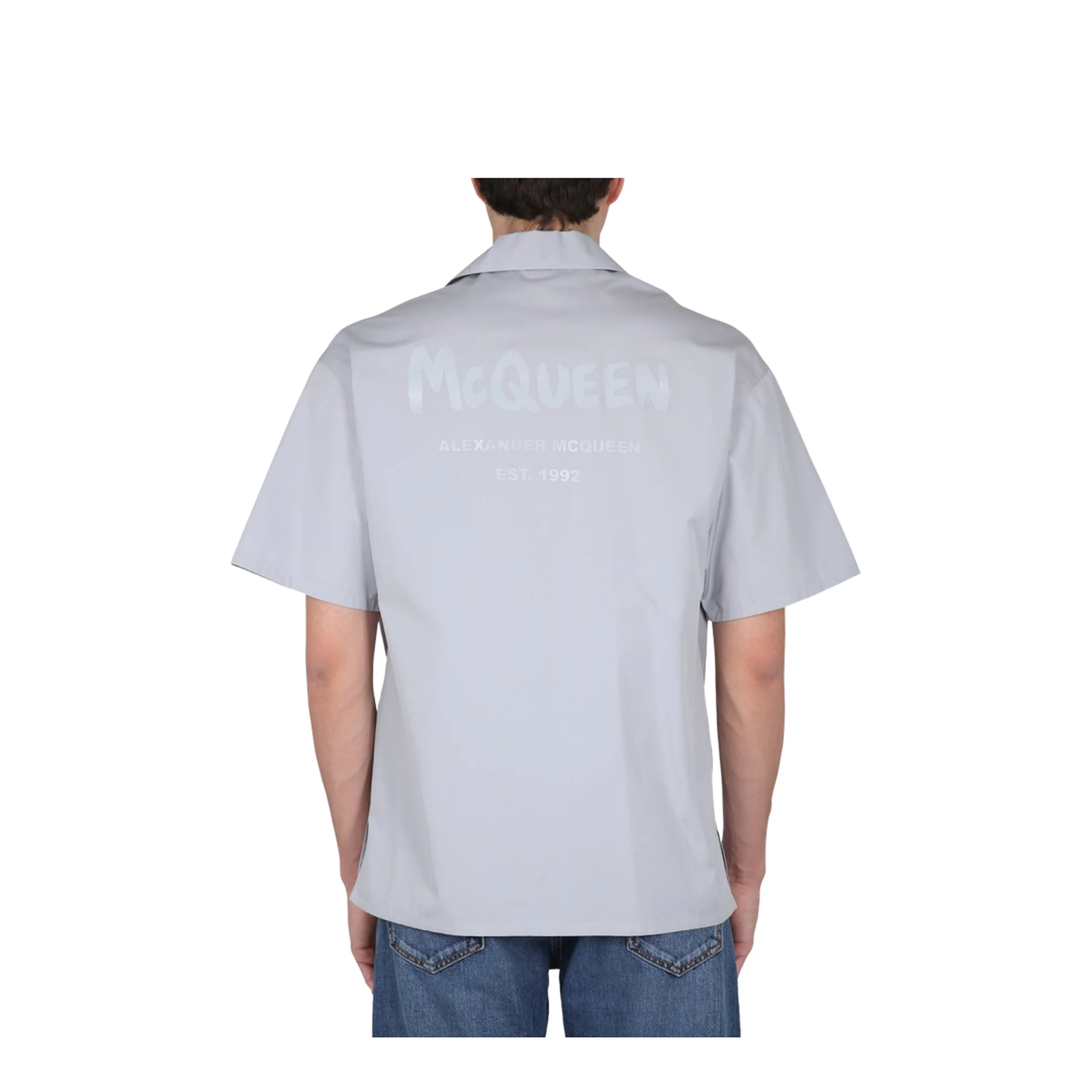 Grey Poplin Shirt - Image 3