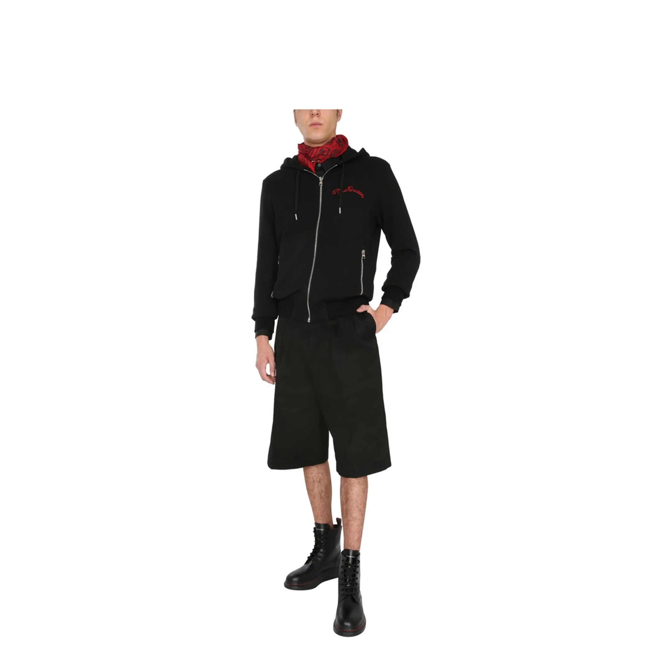 Hooded Sweatshirt with Zip - Image 2