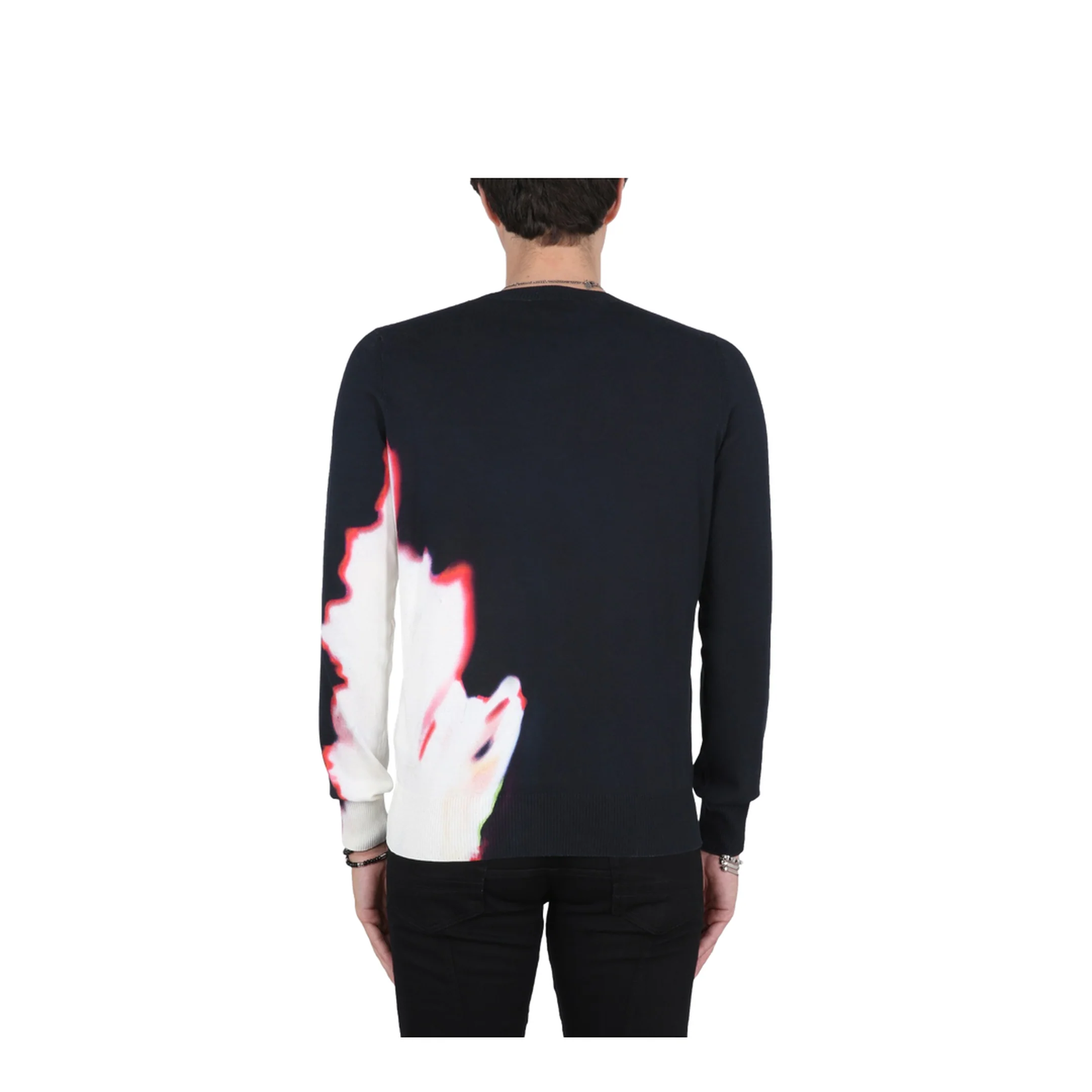 Jersey with Solarised Flower Print - Image 3