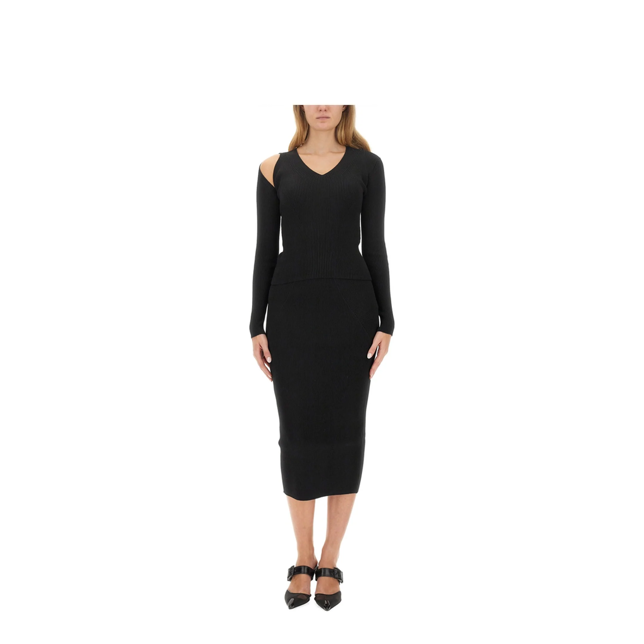 Knit Pencil Skirt - Image 2