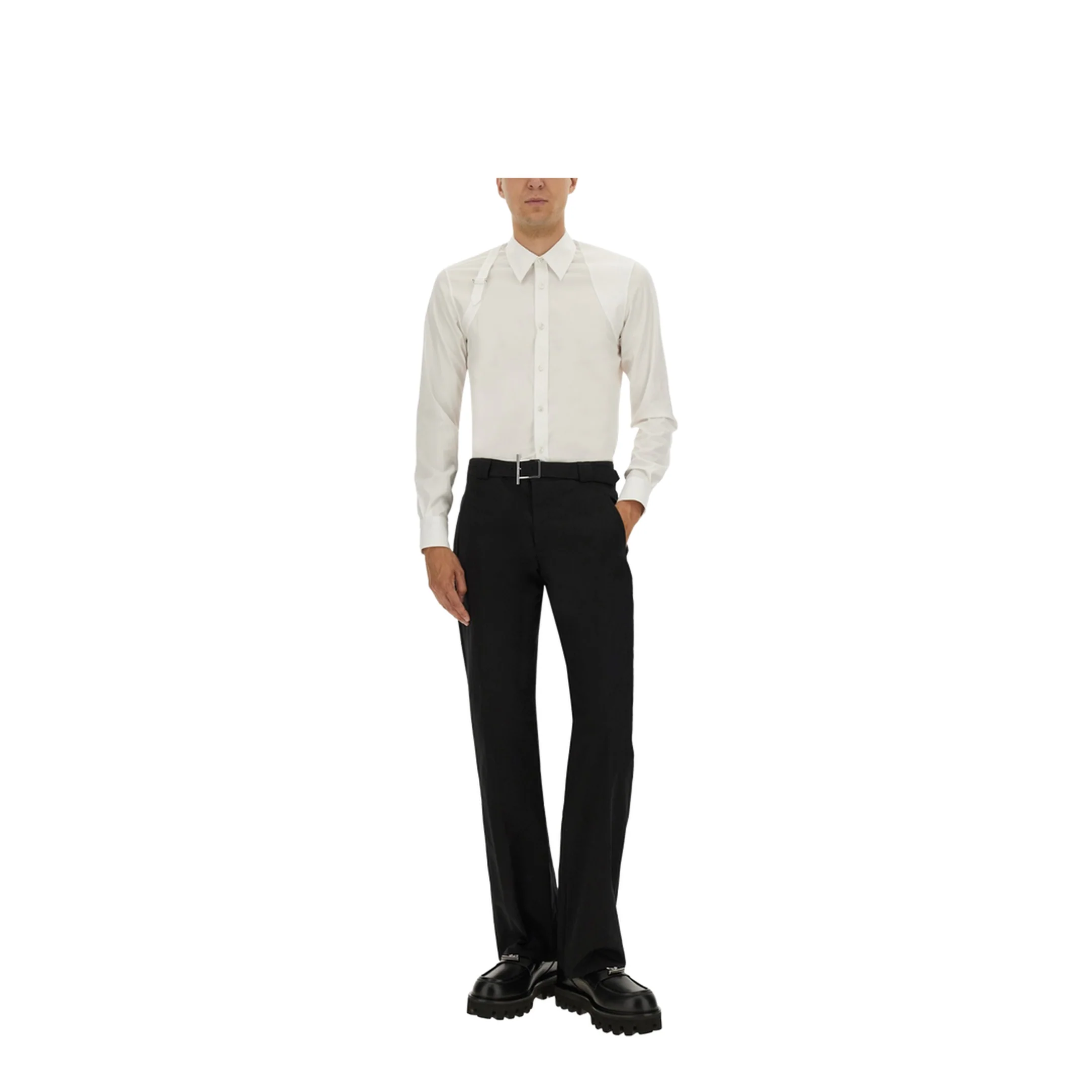 Pants with T-Bar Belt - Image 2