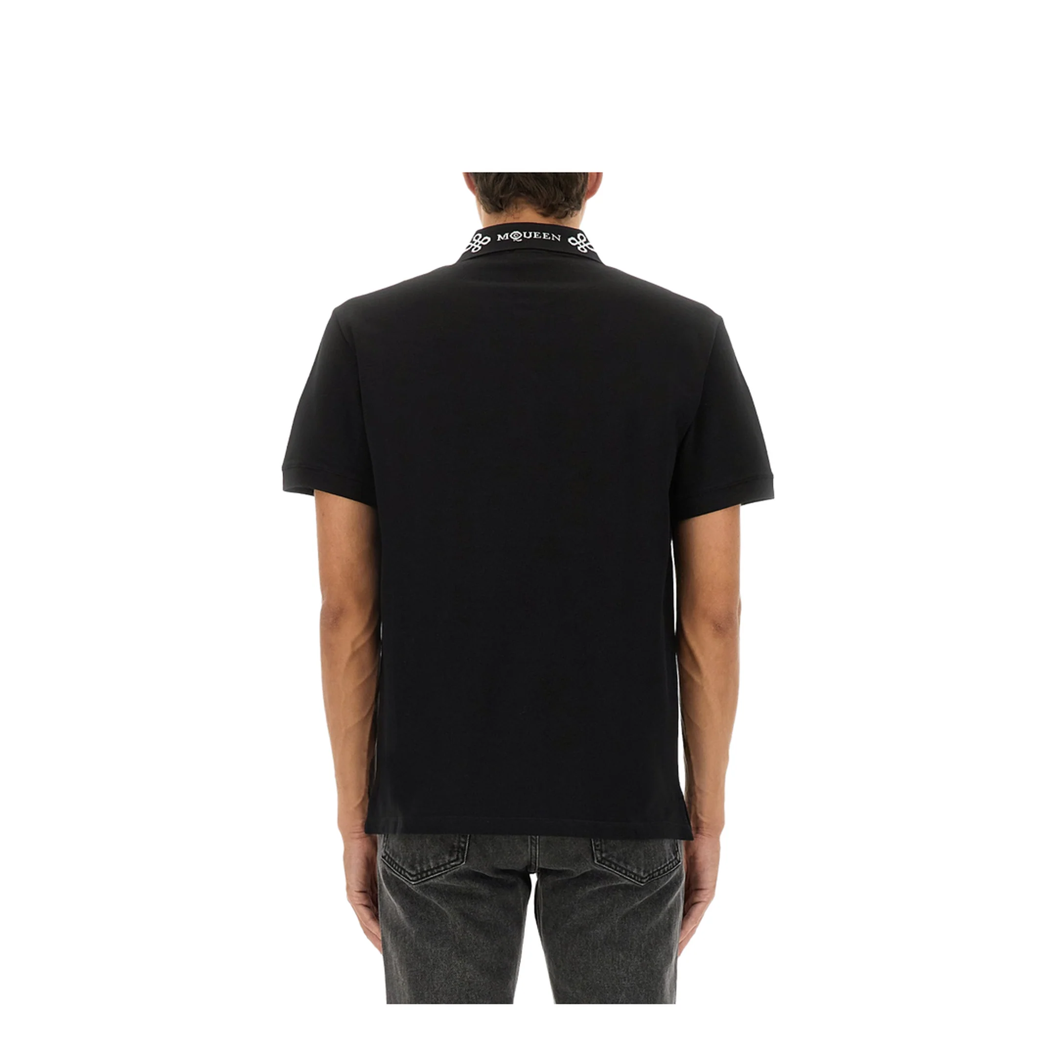 Polo Shirt with Logo on the Collar - Image 3