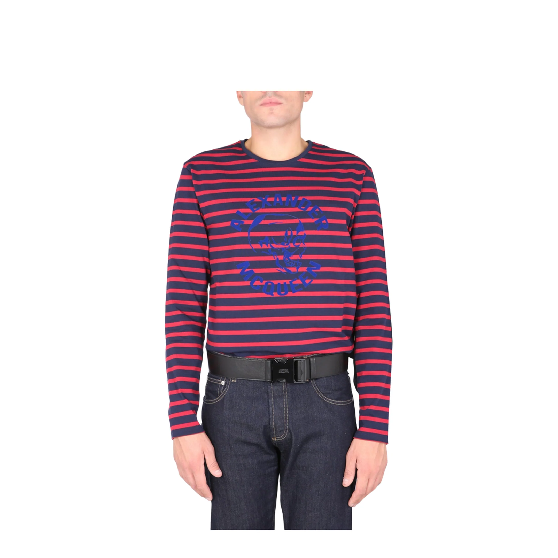 T-Shirt with Flocked Logo