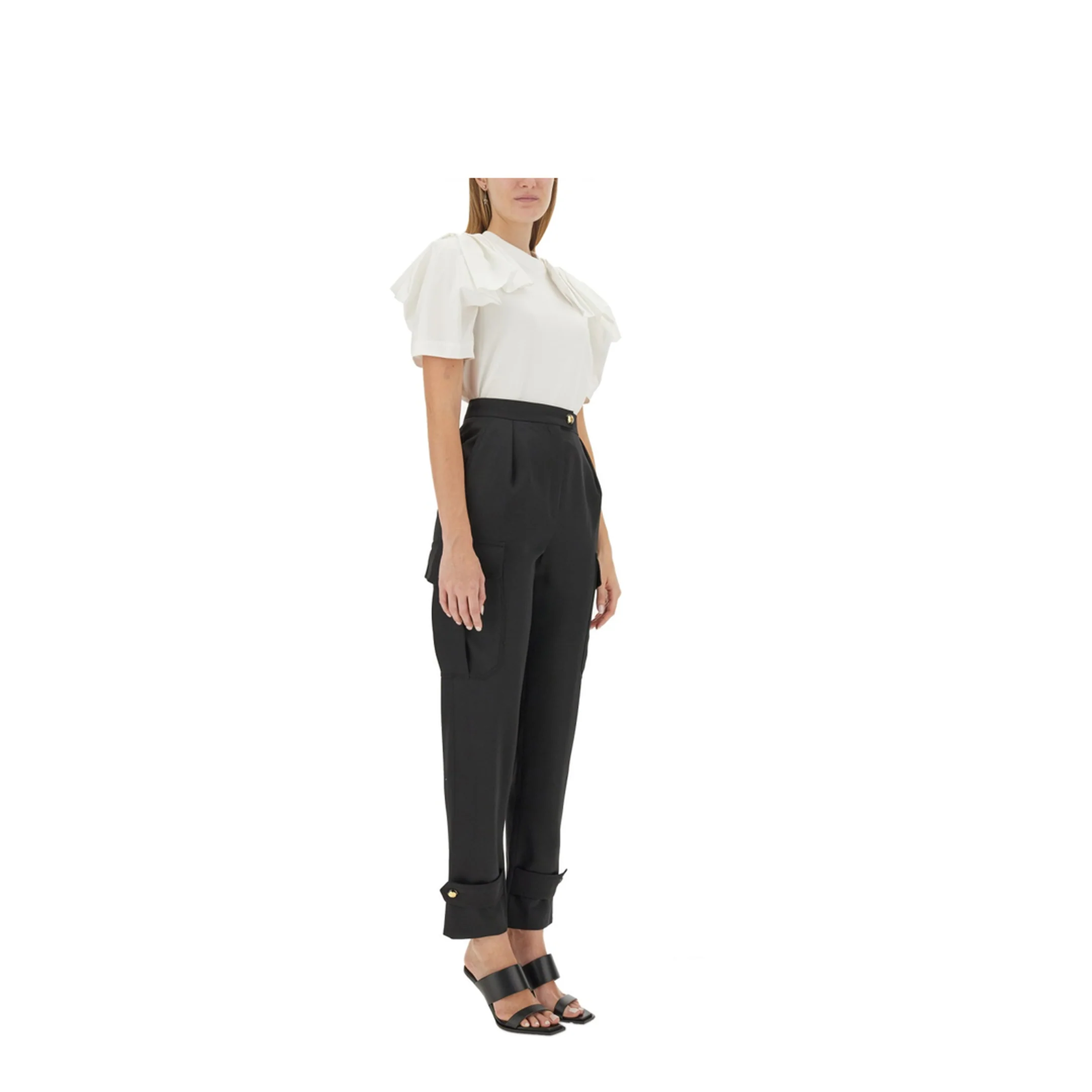 T-Shirt with Ruffles - Image 2