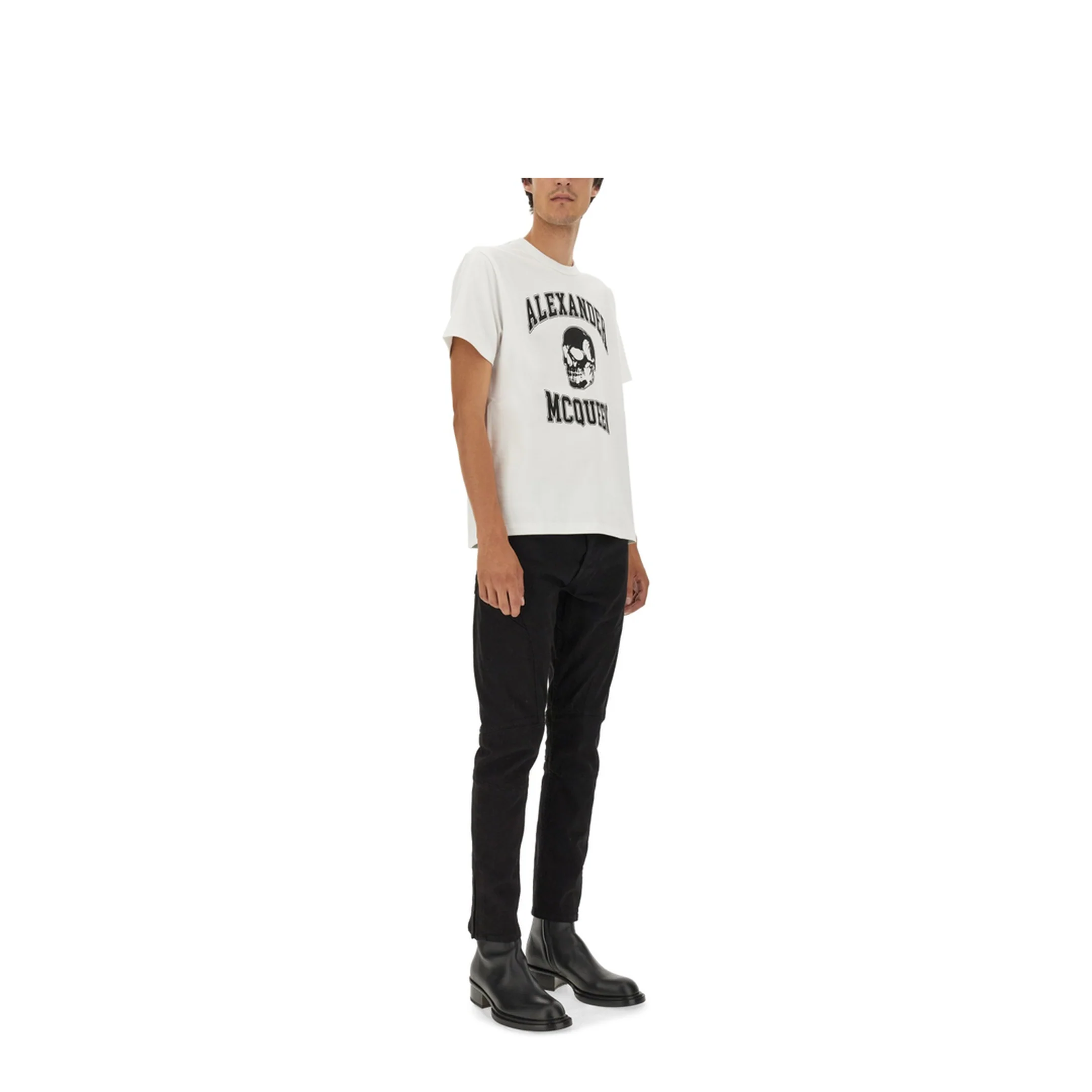 White Cotton T-Shirt - Image 2