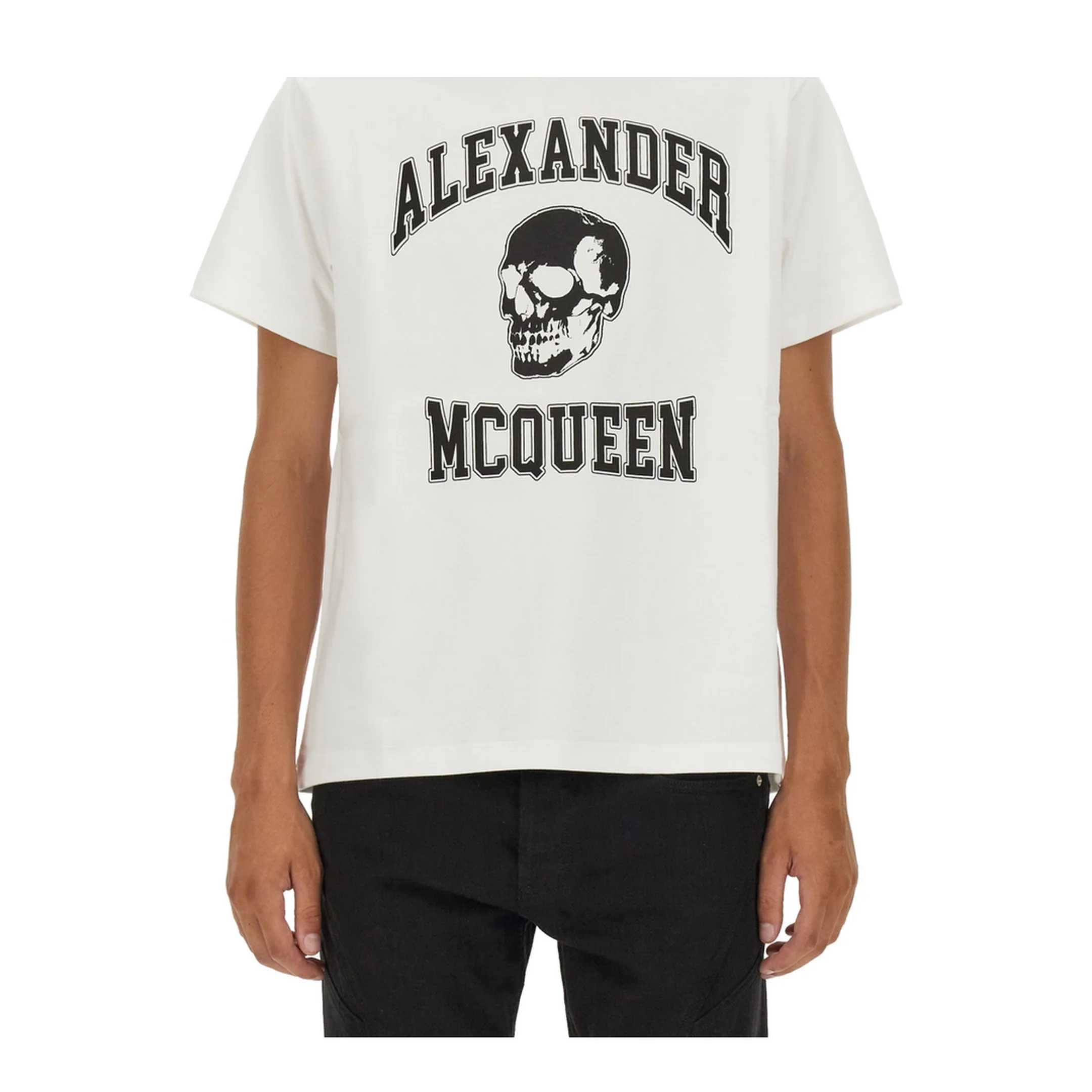 White Cotton T-Shirt - Image 4