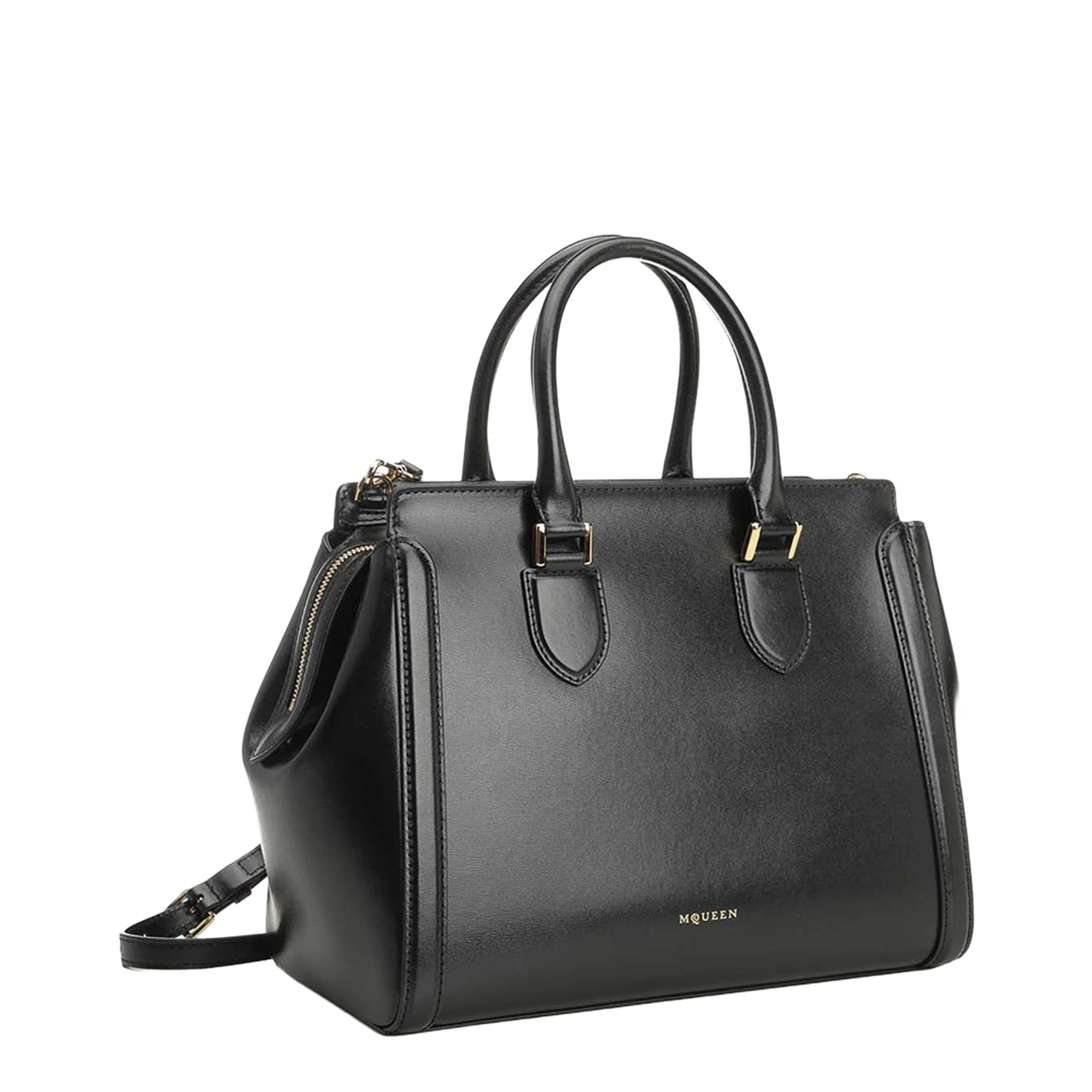 Leather Handbag - Black - Image 2