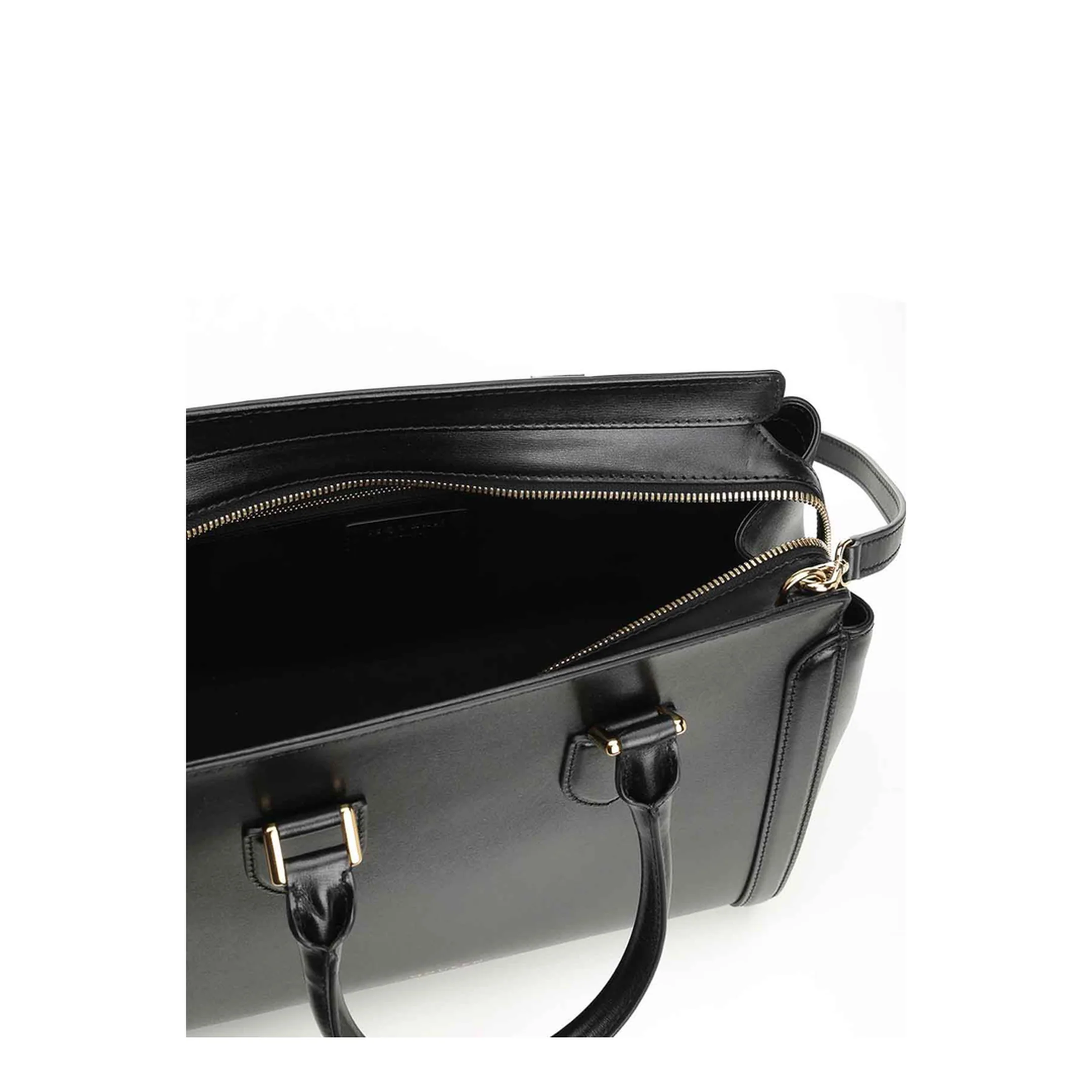 Leather Handbag - Black - Image 4