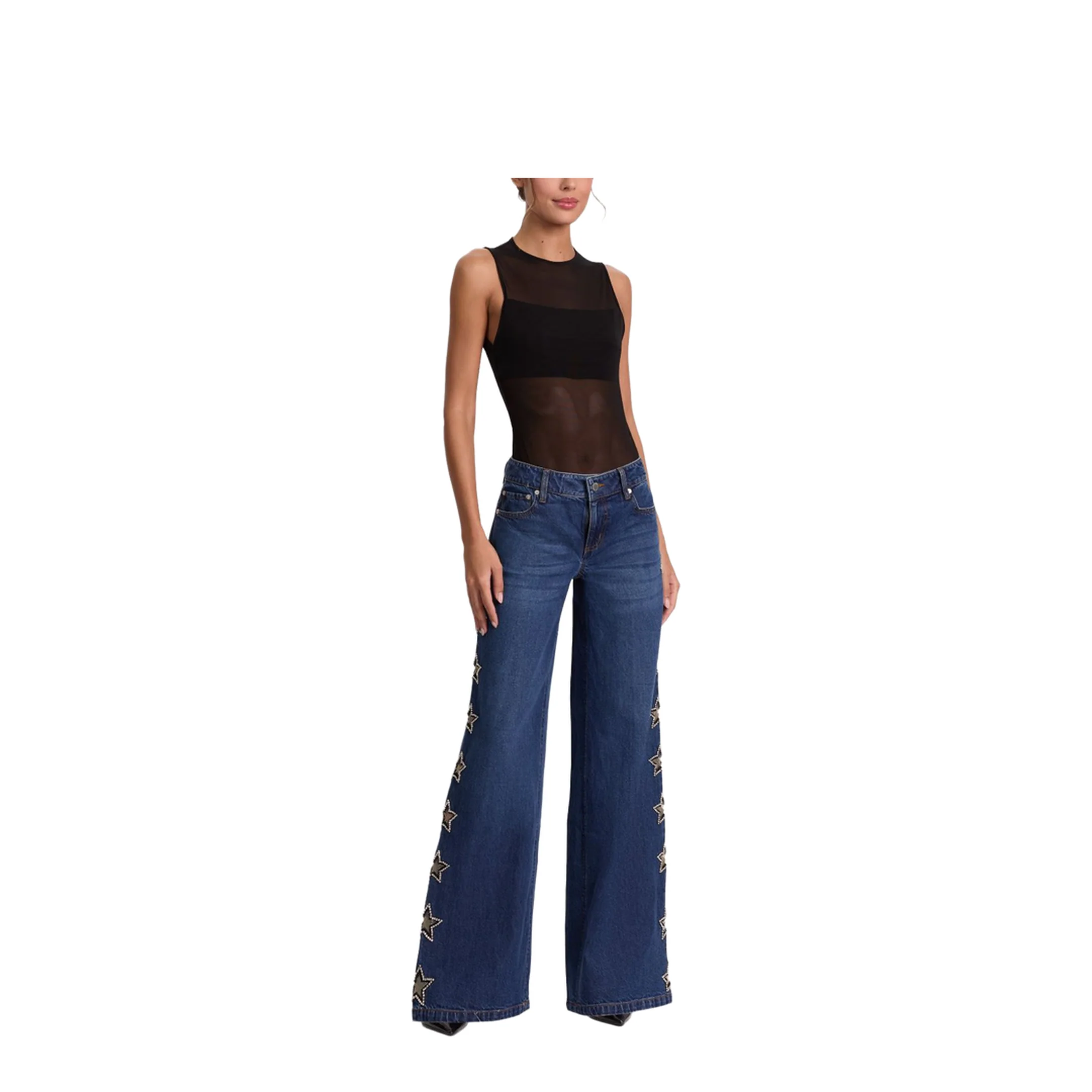 Amazing Embellished Jean In Dark Rinse - Image 3