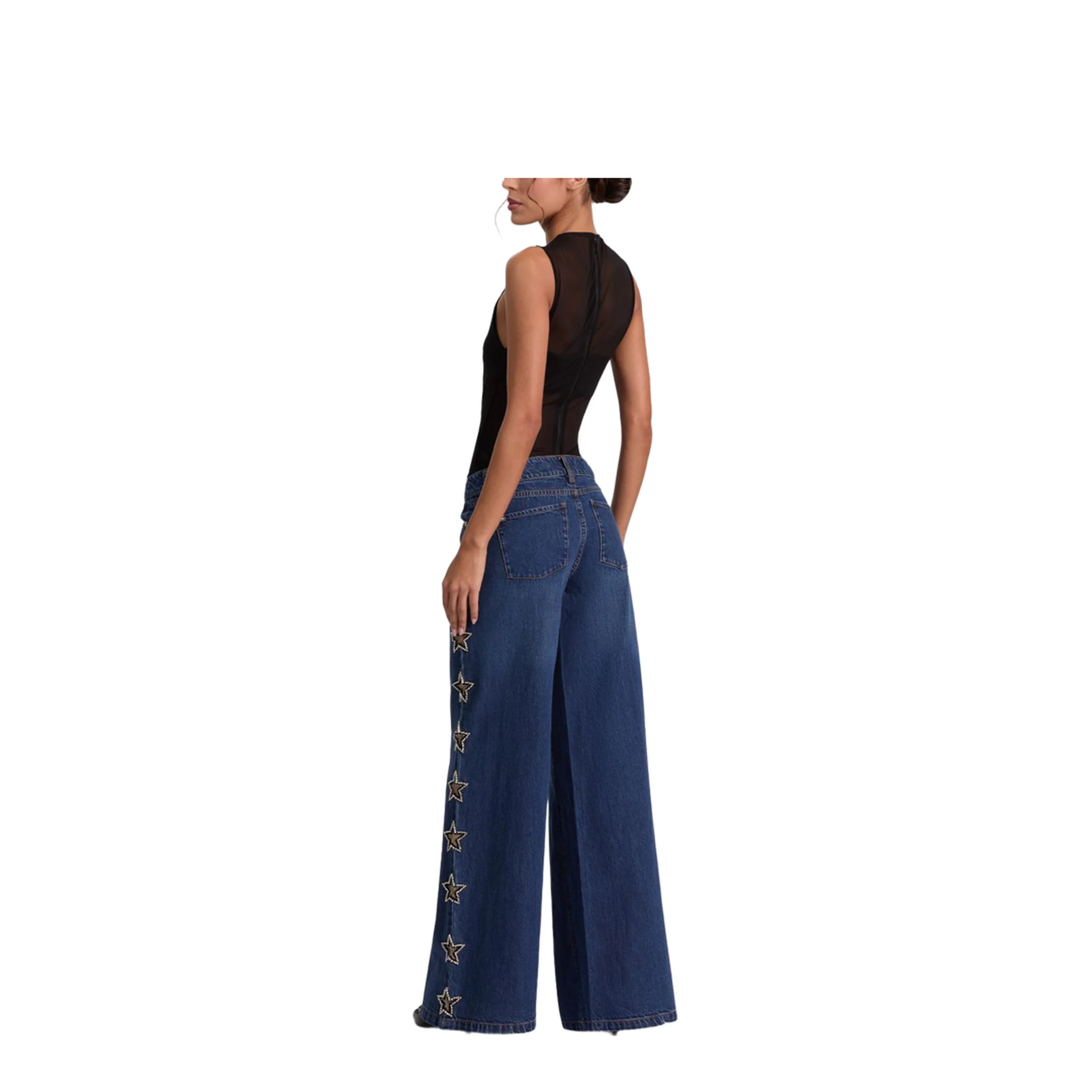 Amazing Embellished Jean In Dark Rinse - Image 4