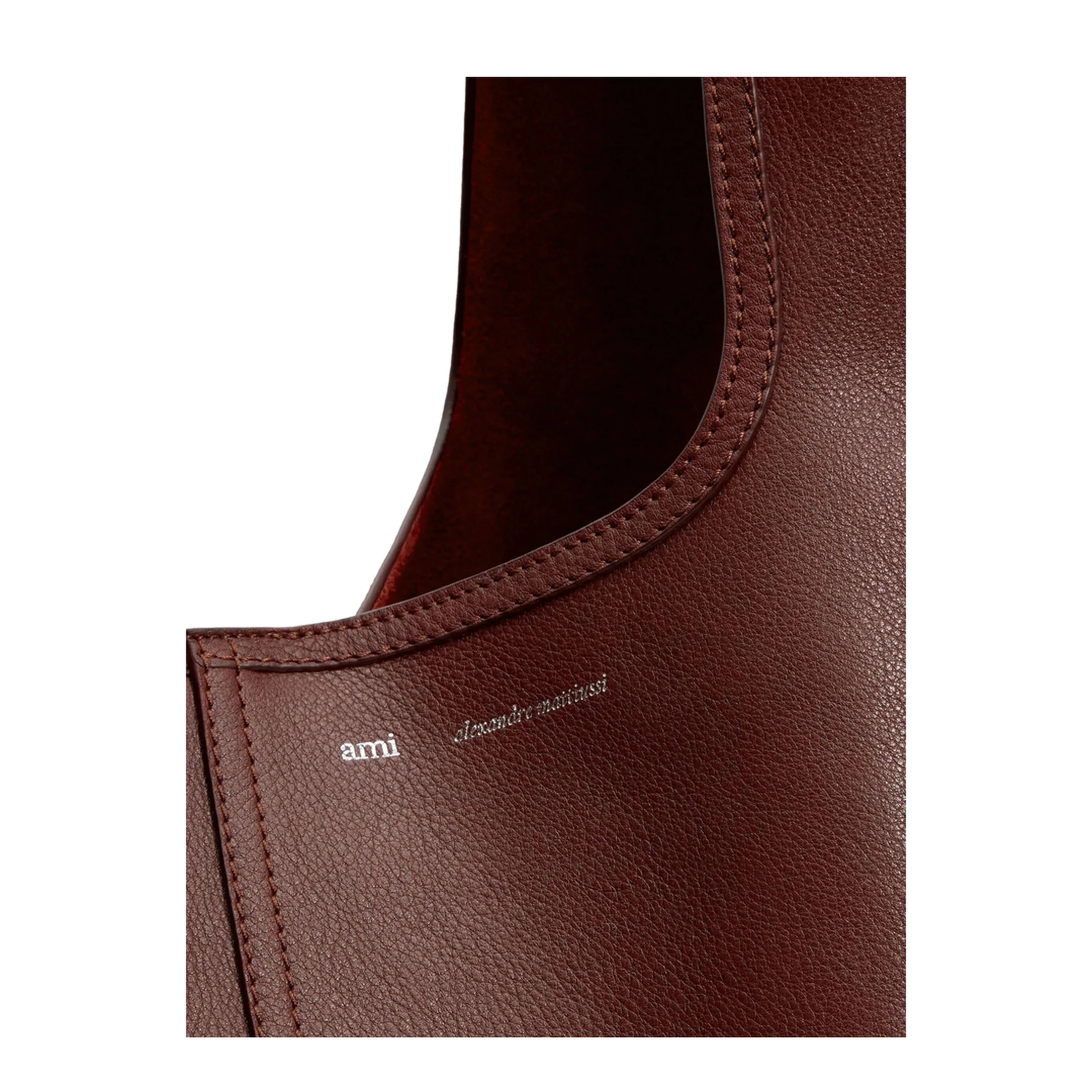 Cherry Burgundy Supple Leather Etienne Hobo Bag - Image 3