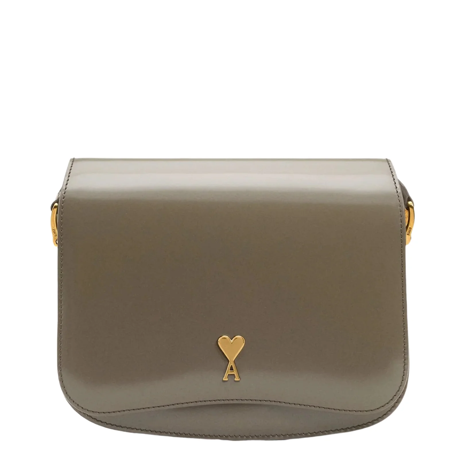 Grey Glazed Leather Paris Bag