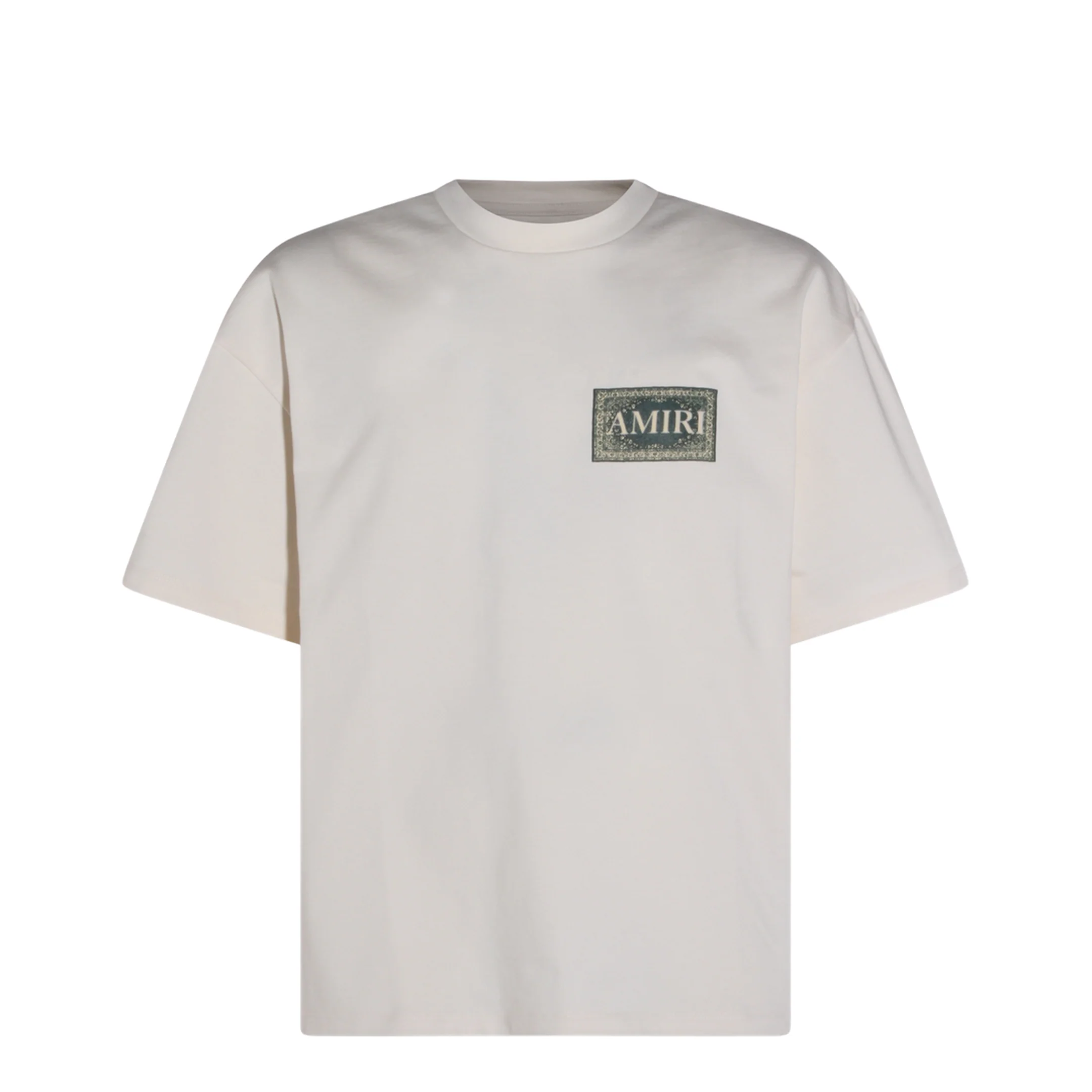 Bandana Ivory Cotton T-Shirt - Image 4