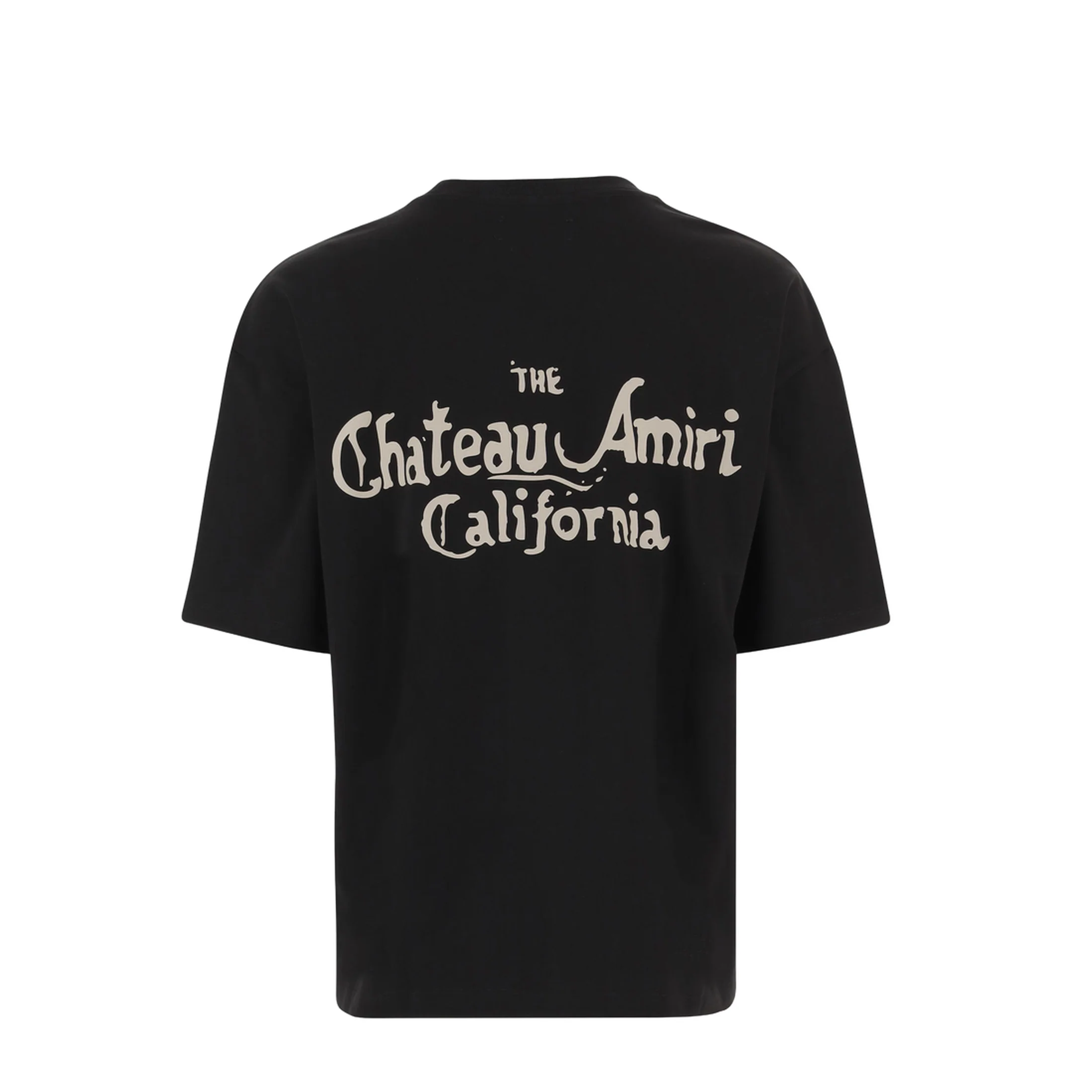 Black Cotton T-Shirt - Image 2