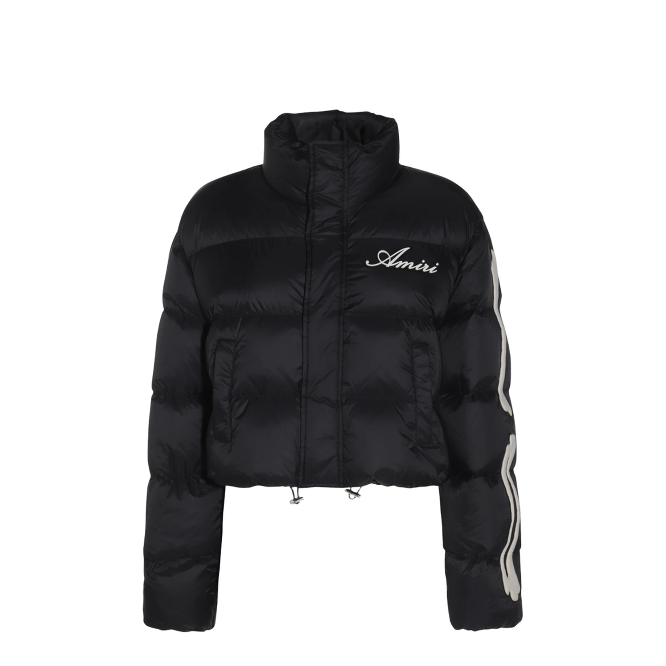Black Nylon Down Jacket - Image 3