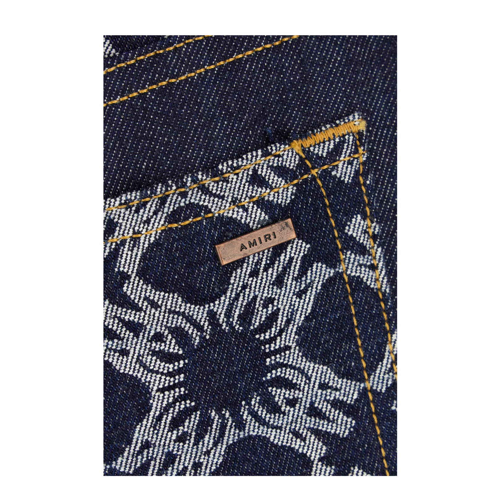 Blue denim mini skirt - Image 3