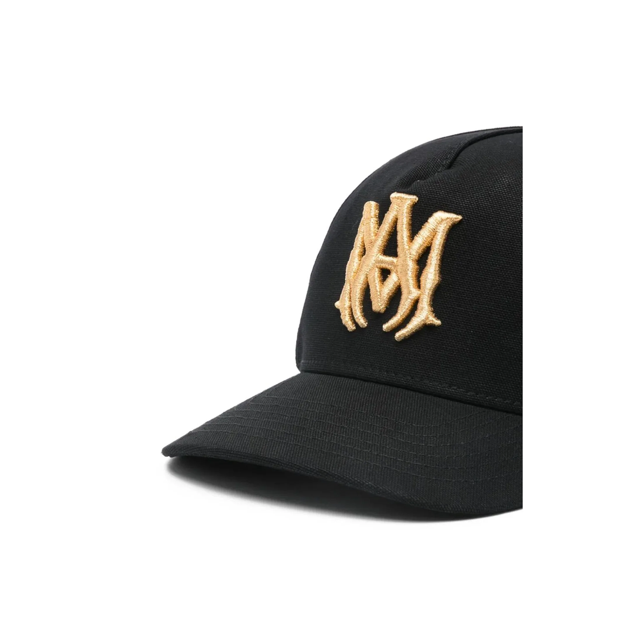 MA Outline Canvas Hat Black - Image 3