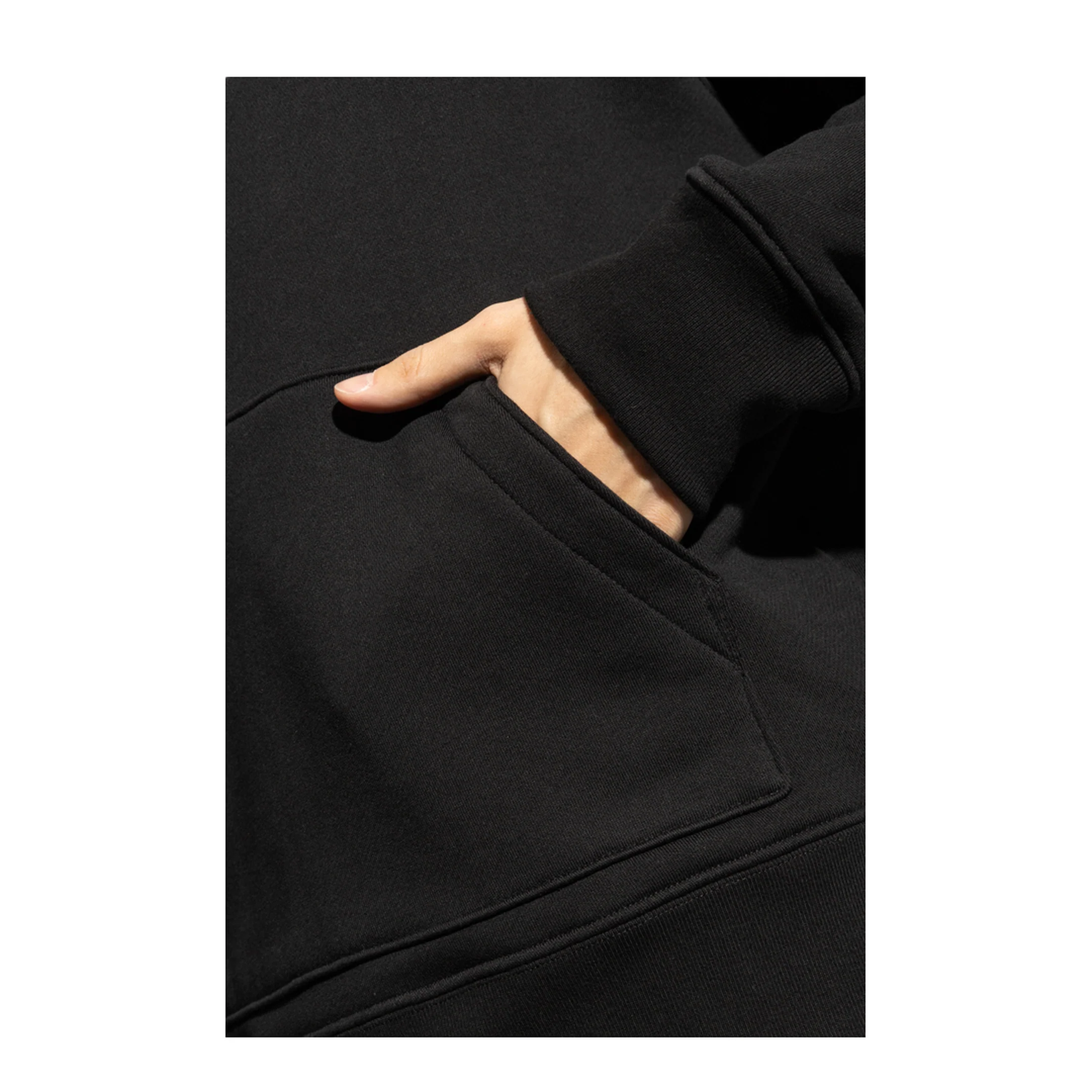 Core Logo Hoodie Black - Image 5