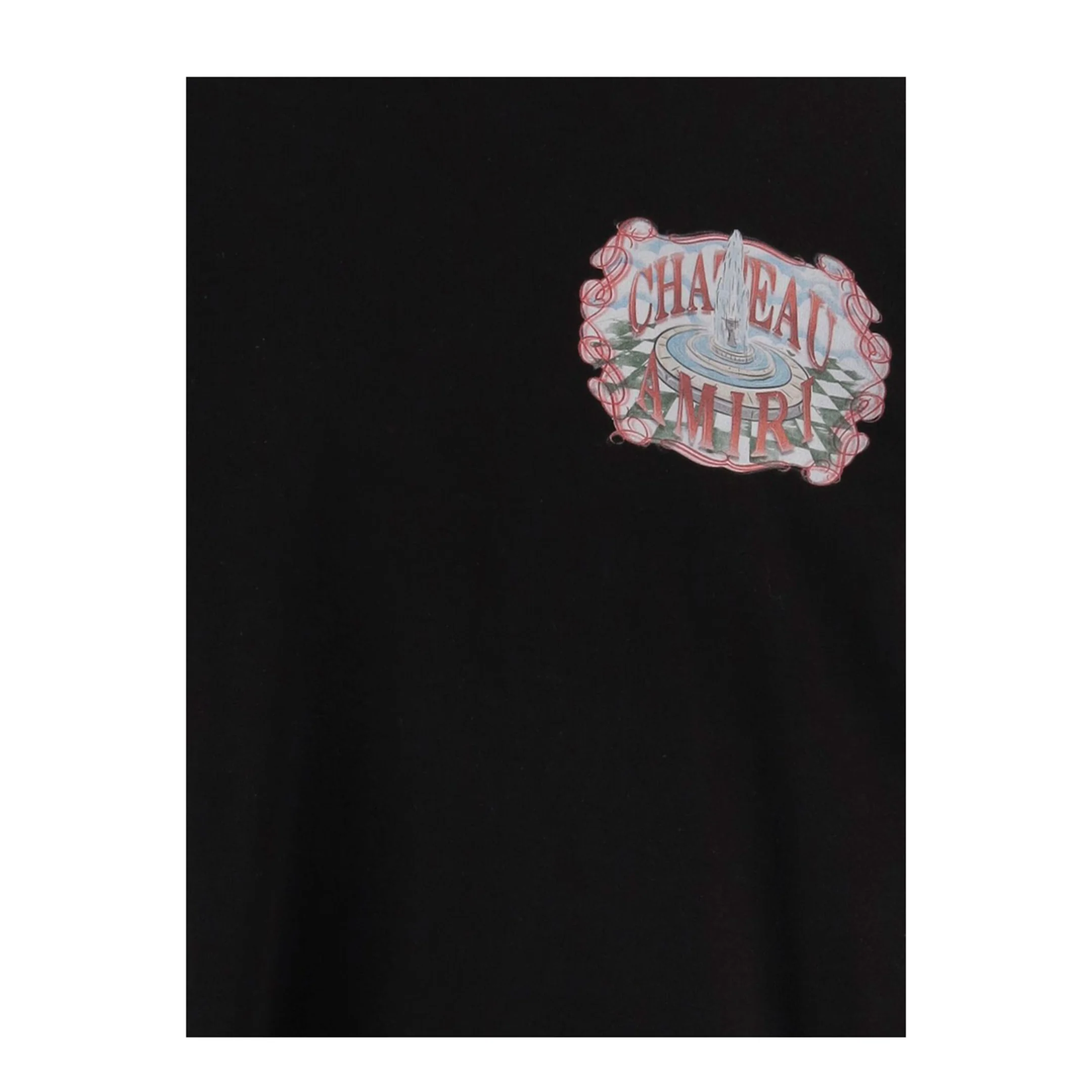 Printed Cotton T-Shirt Black - Image 5
