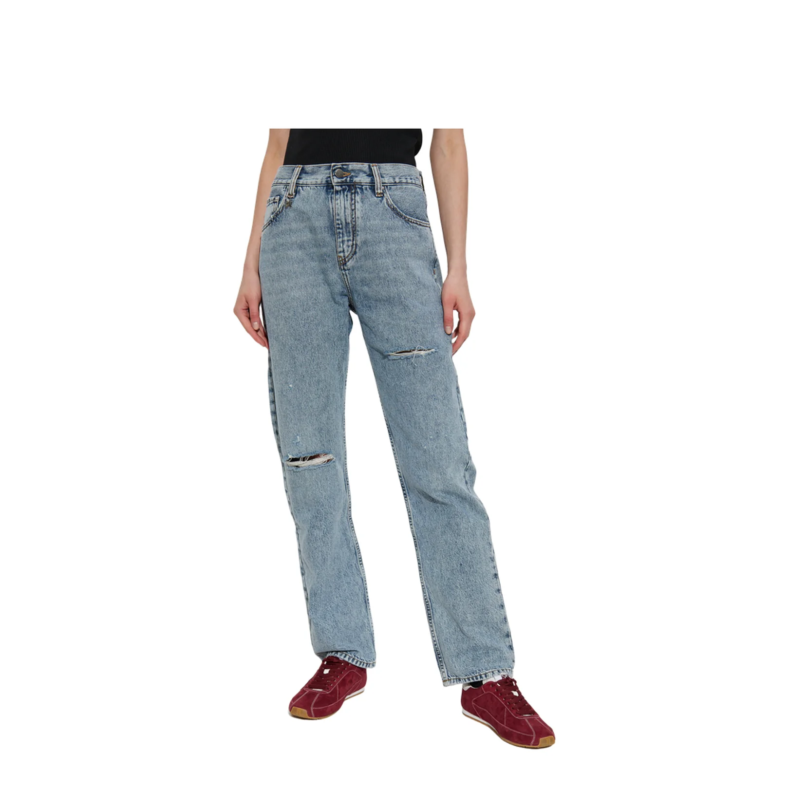 Distressed Denim Pants - Image 3
