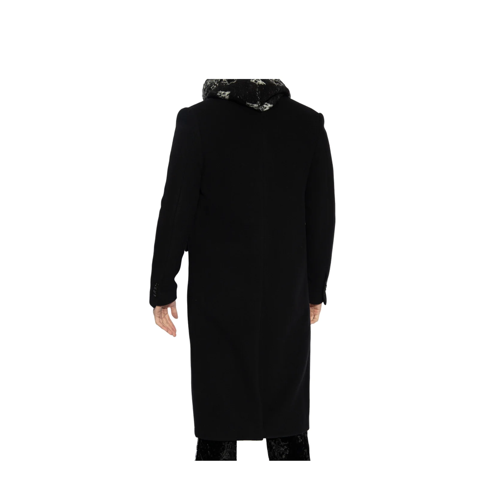 Double Breasted Coat Black - Image 4