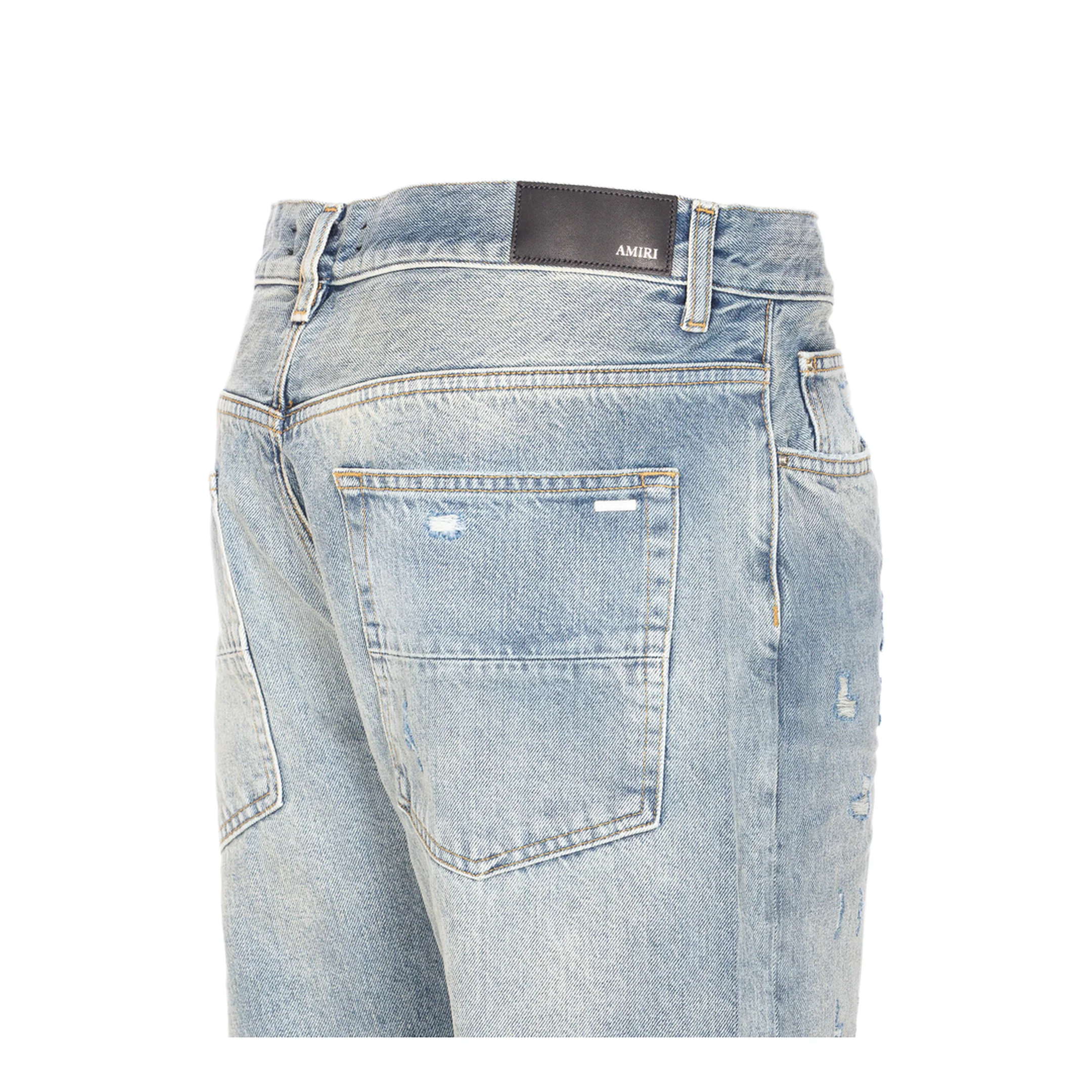 Denim Distressed Jeans - Image 3