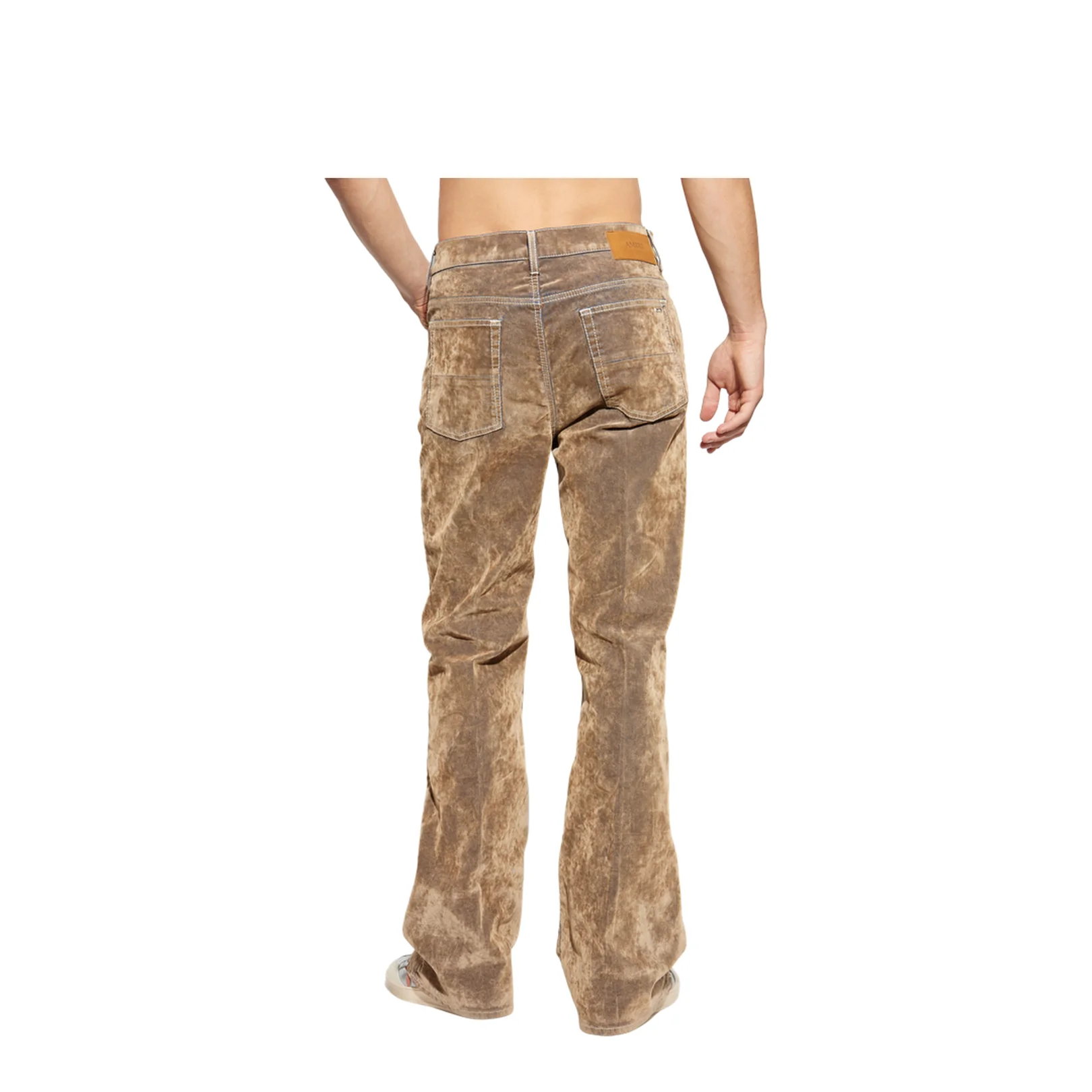 Jeans Velvet Finish Beige - Image 4