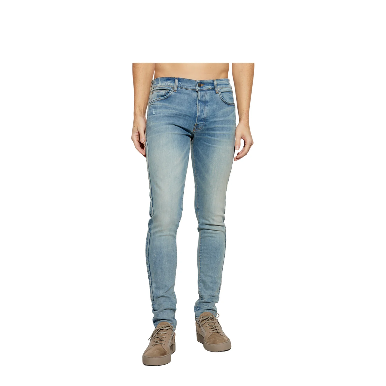 Jeans with Logo Light Blue - Image 3