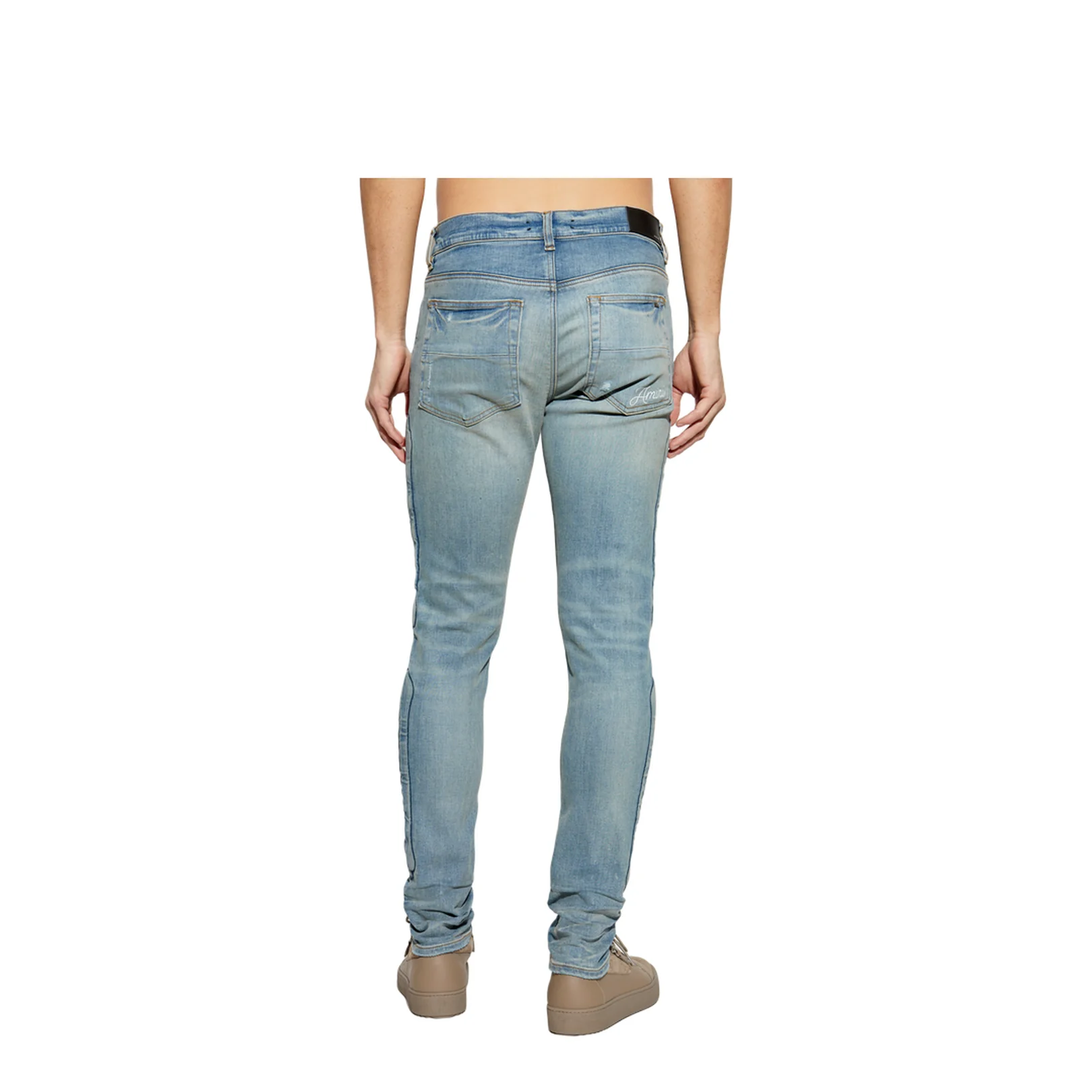 Jeans with Logo Light Blue - Image 4