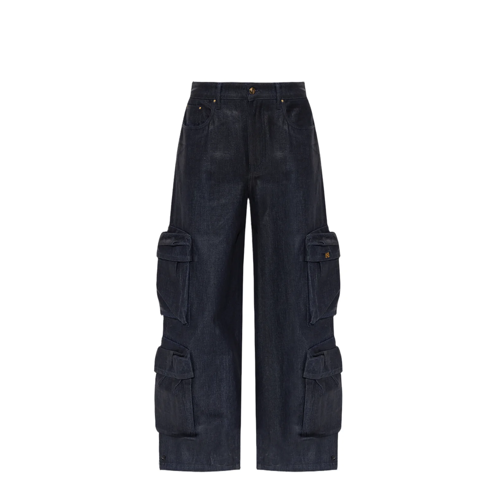 Navy Blue Jeans with Logo - Image 3
