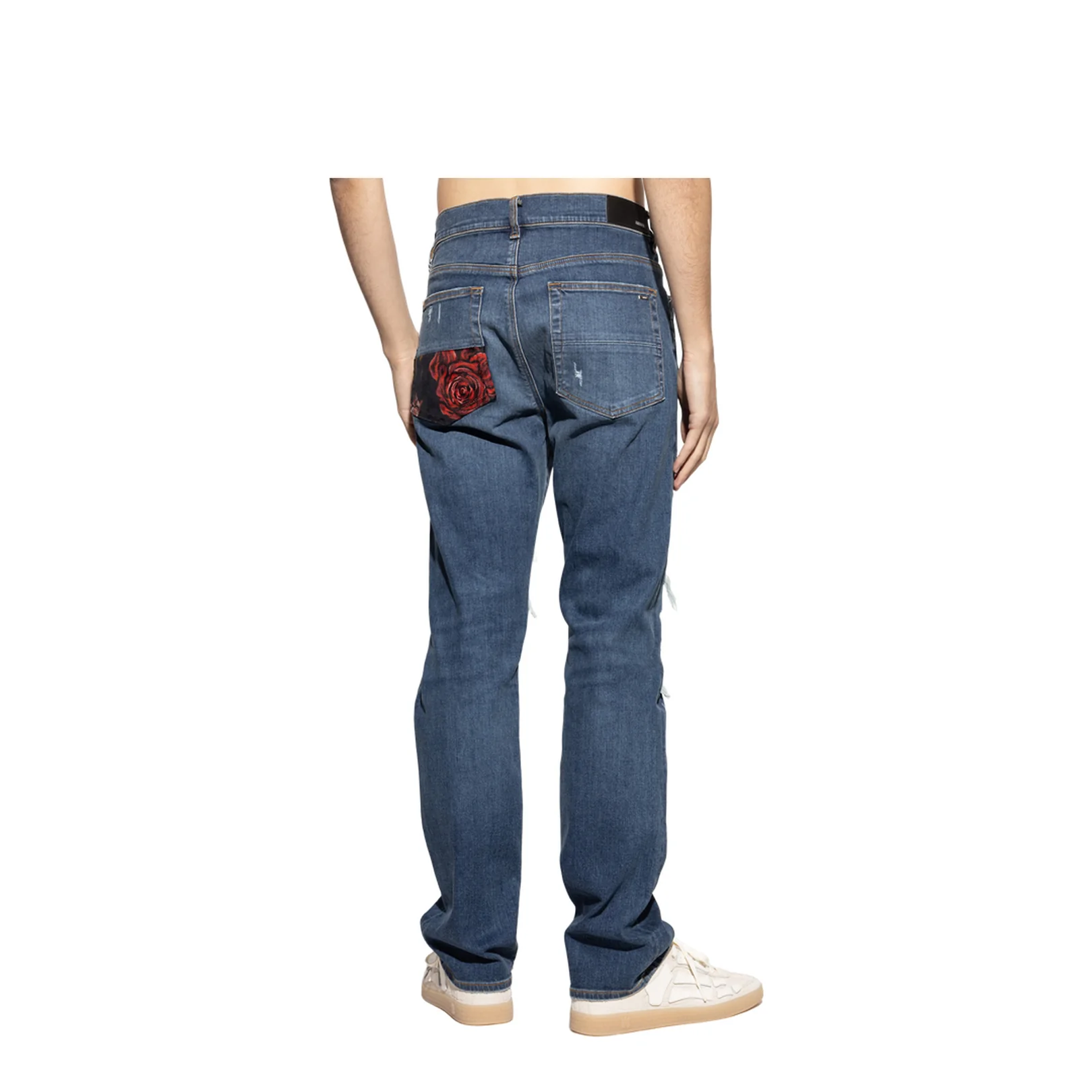 Jeans with Rips Classic Blue - Image 4