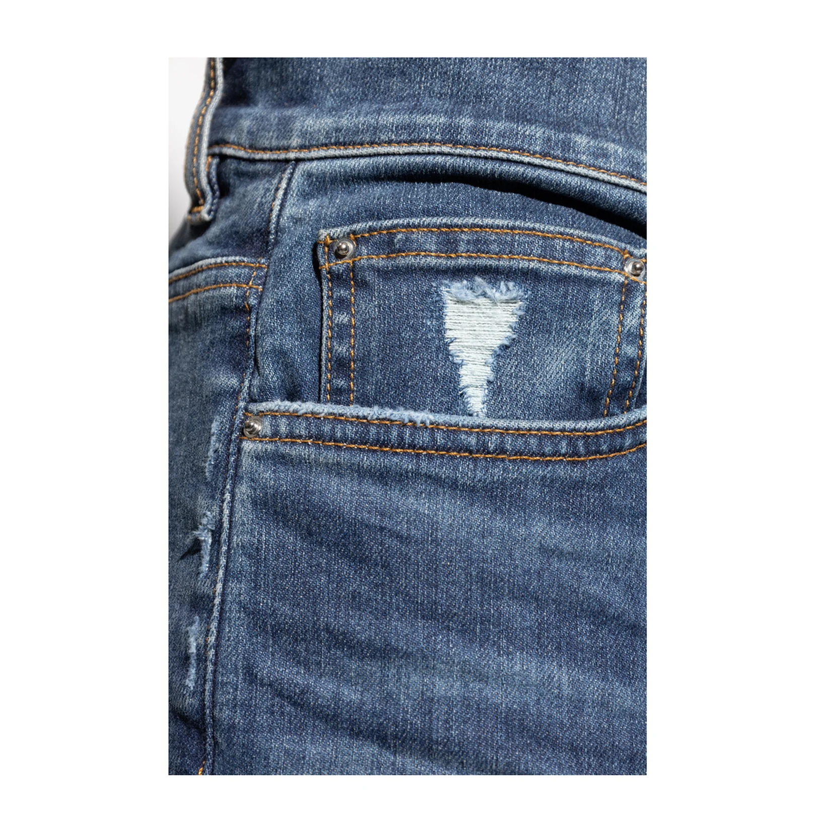 Jeans with Rips Classic Blue - Image 5