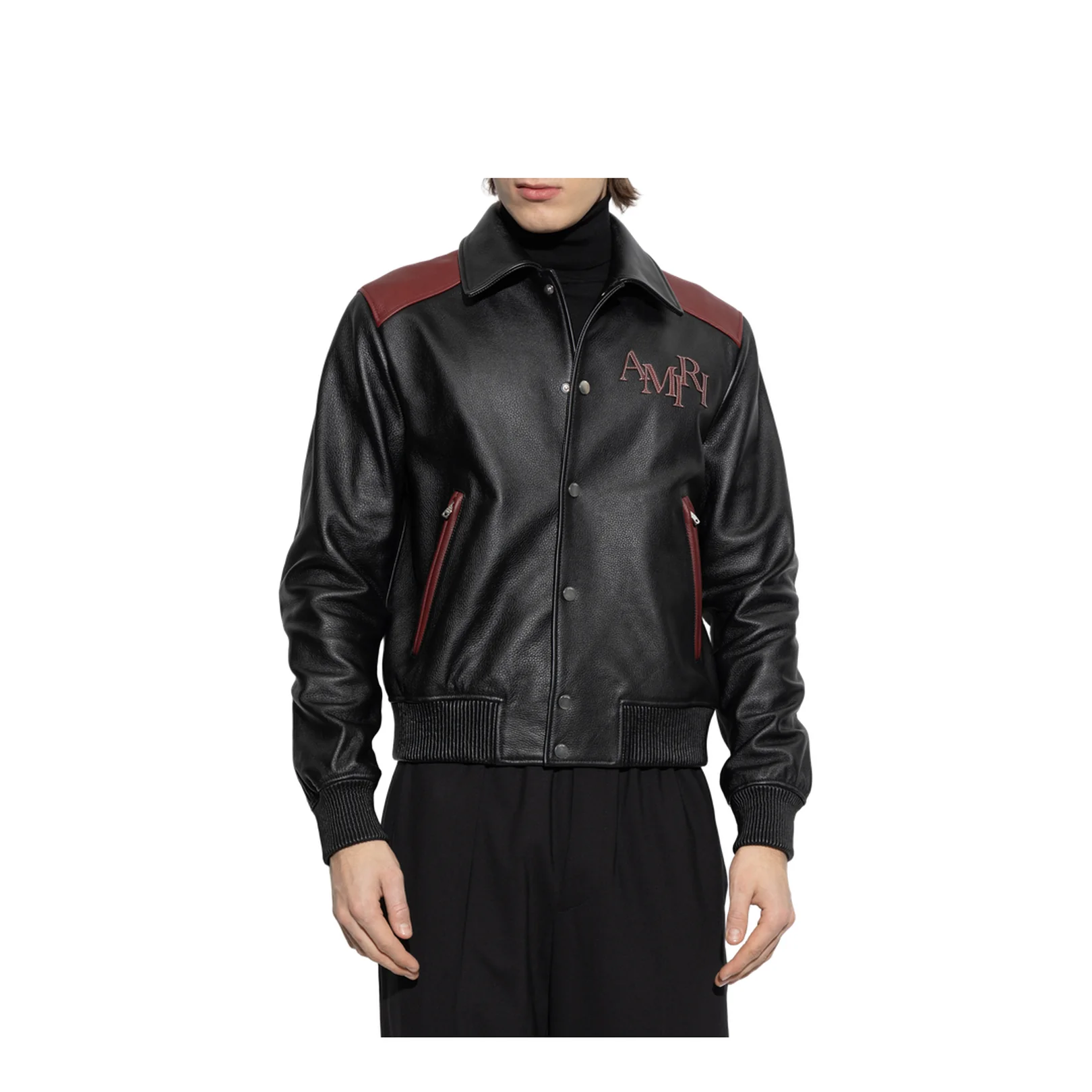 Black Leather Jacket - Image 3