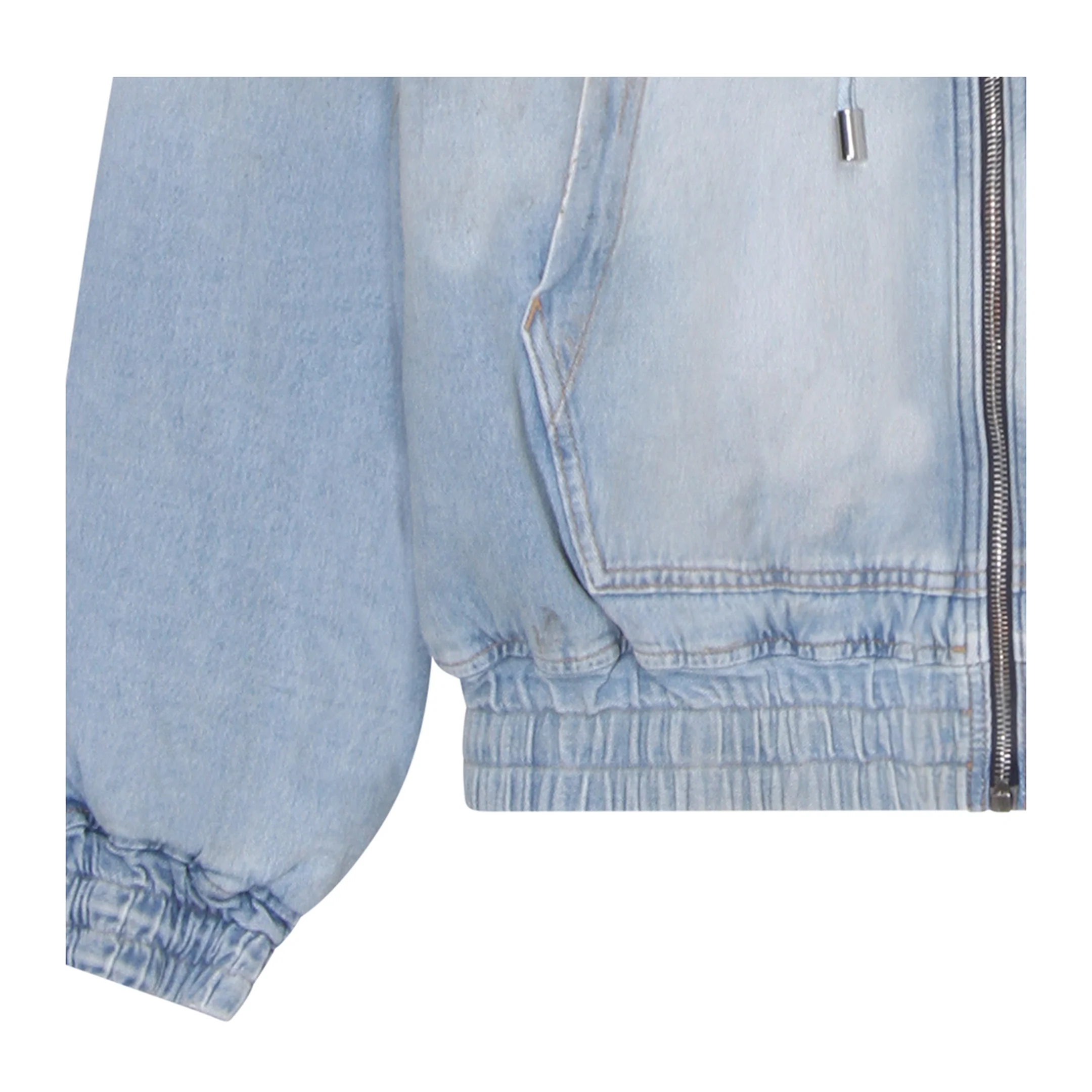 Light Blue Cotton Jacket - Image 4