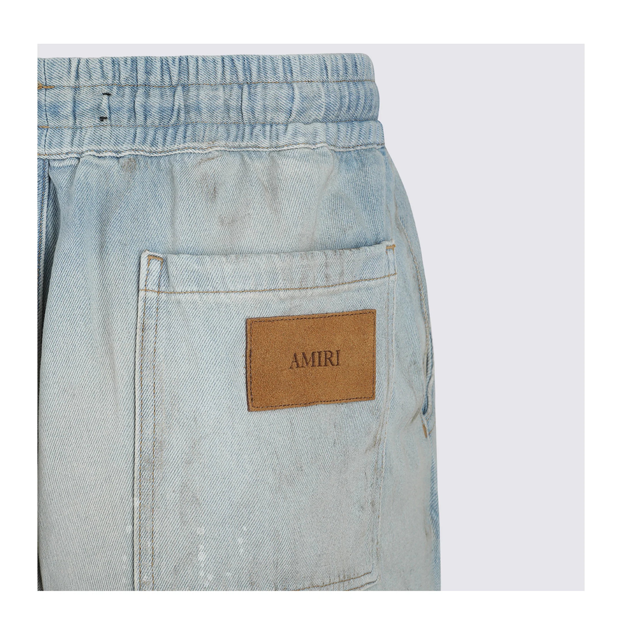 Light Blue Cotton Jeans - Image 4