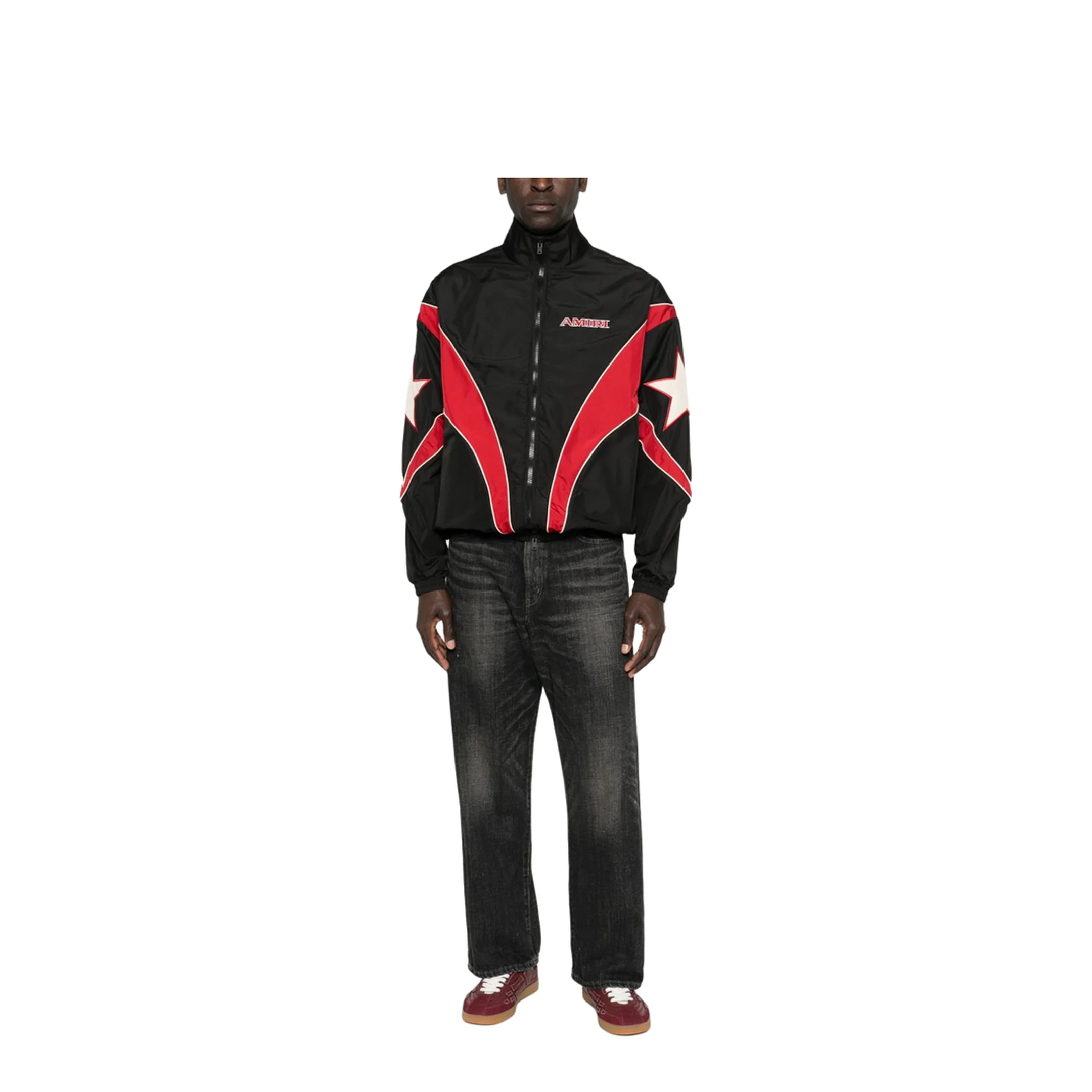 Sport Windbreaker Jacket - Black - Image 5