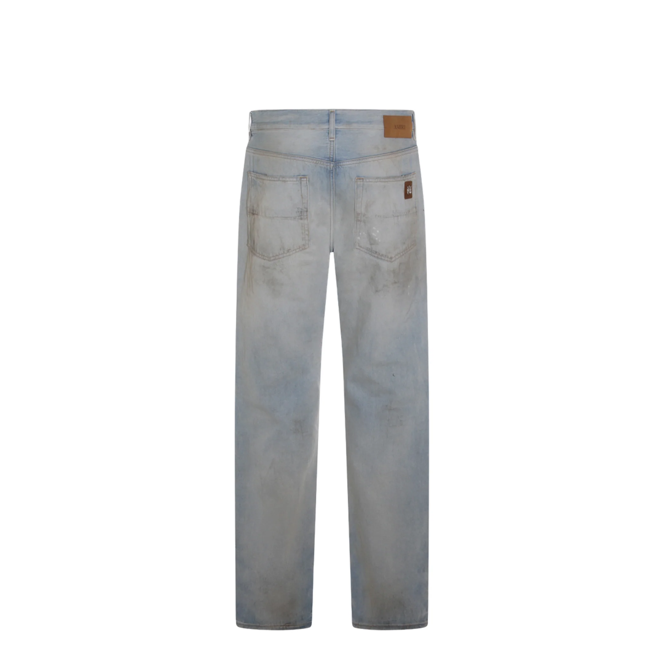 Light Blue Cotton Denim Jeans - Image 2