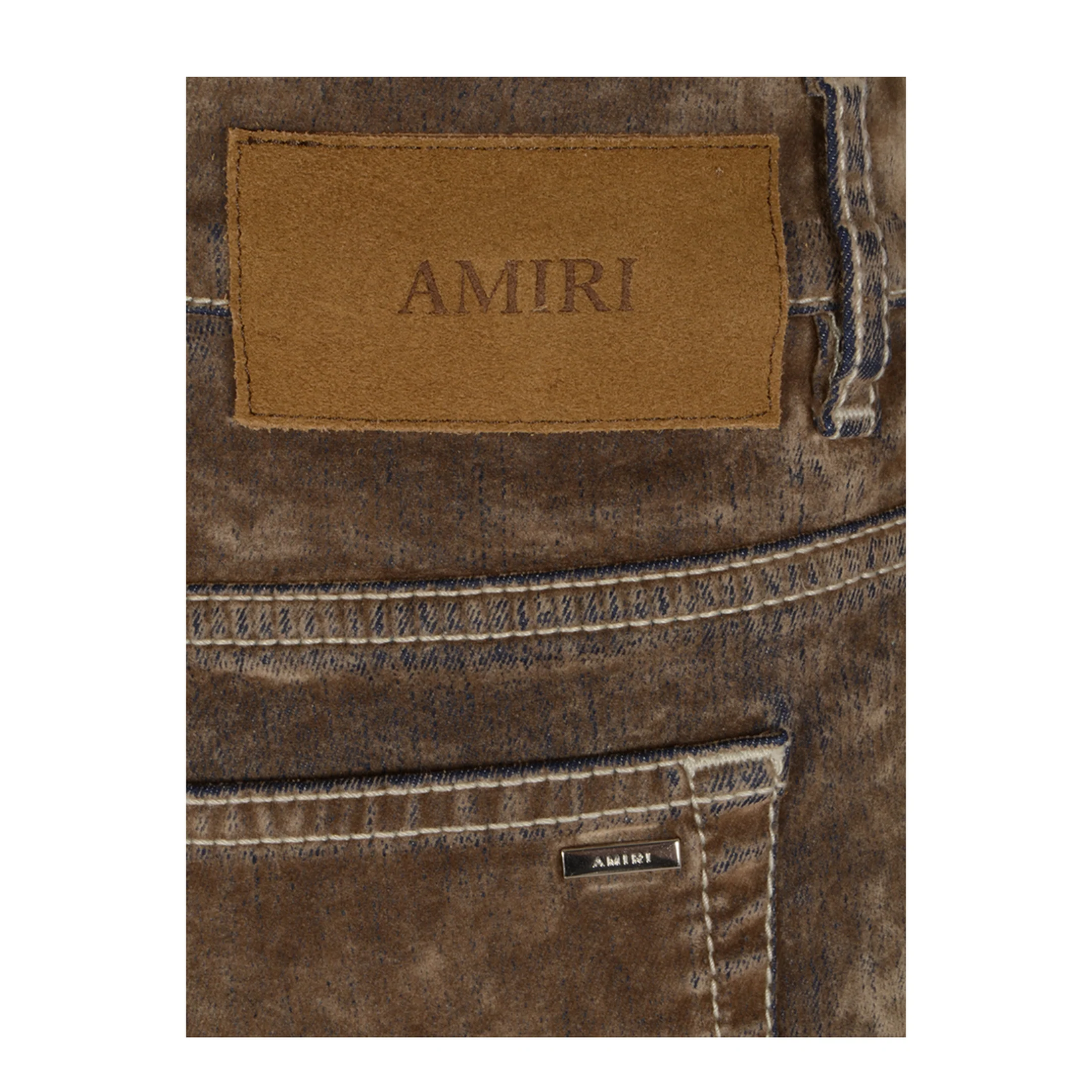 Men Jeans Brown - Image 5