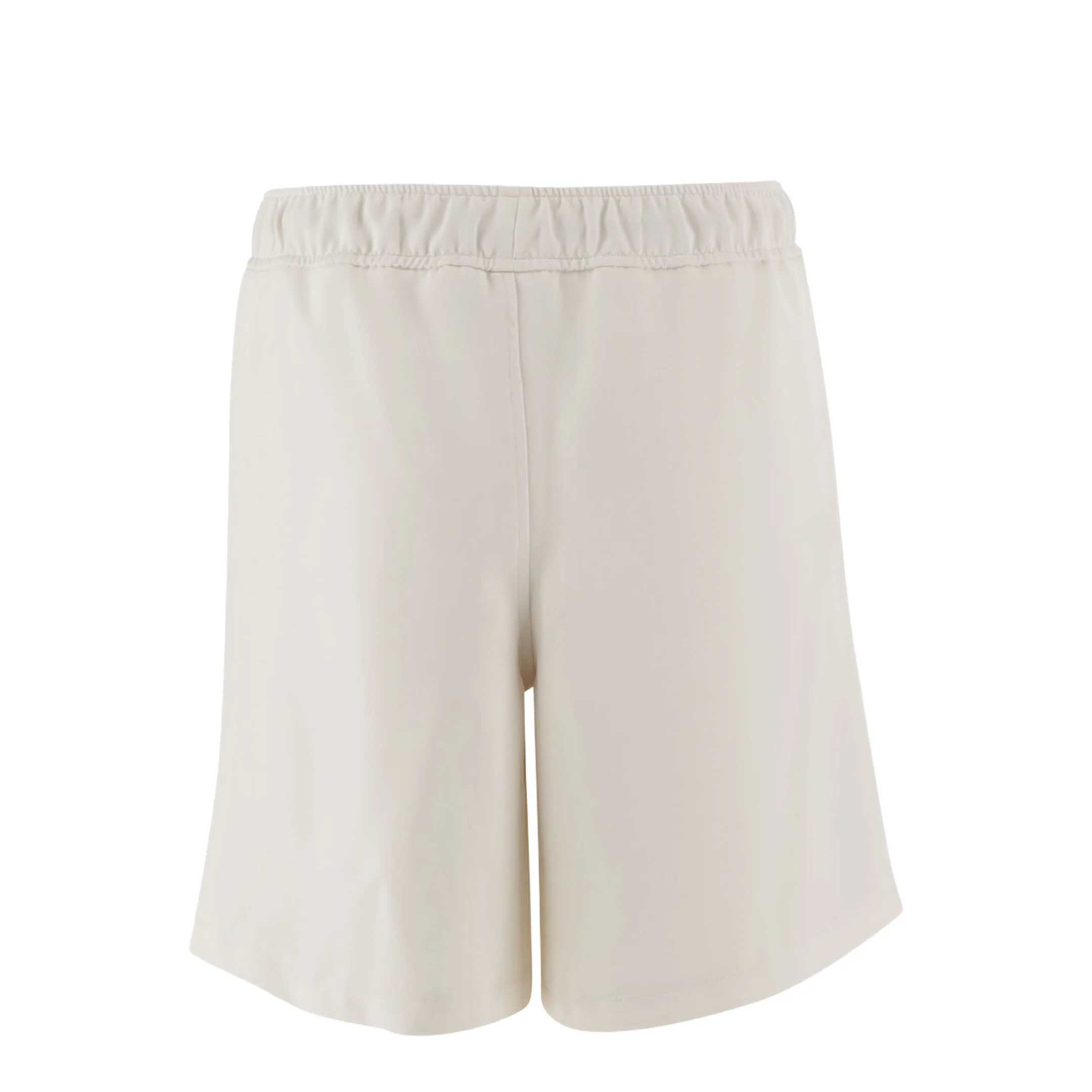 Logo Embroidered Drawstring Shorts Beige - Image 2