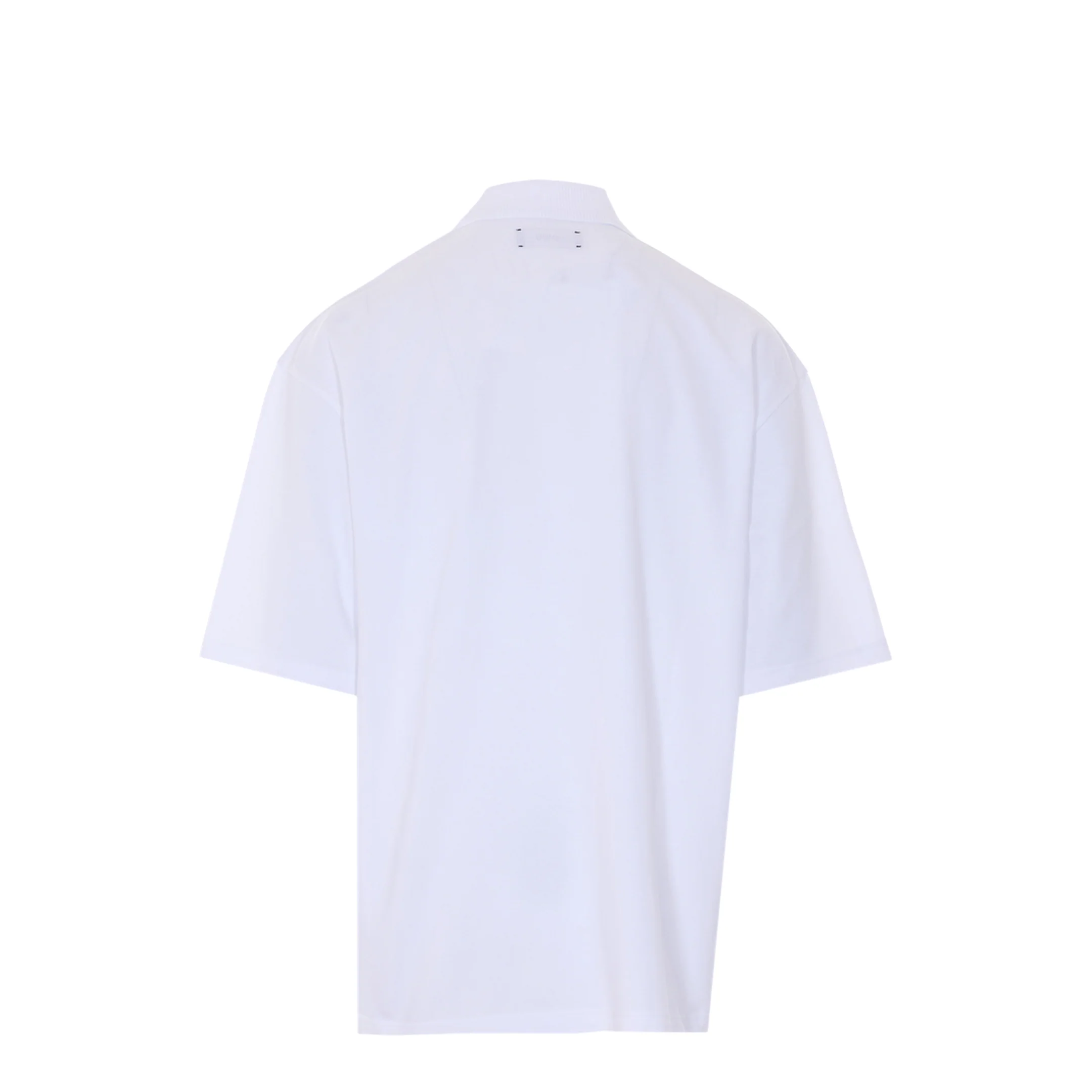 Men's Logo Polo Shirt White - Image 2