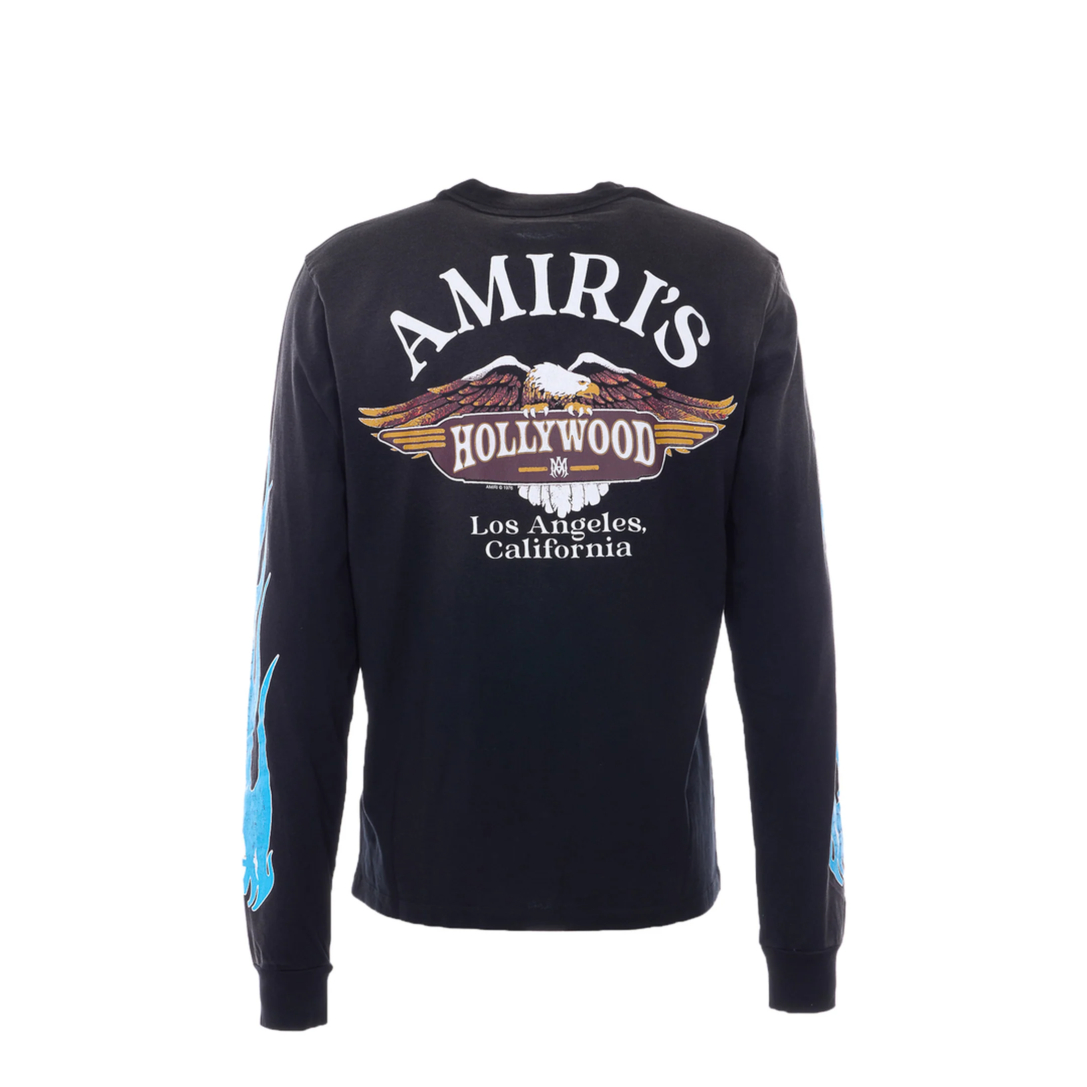 Long Sleeve Logo Print T-Shirt - Black - Image 2