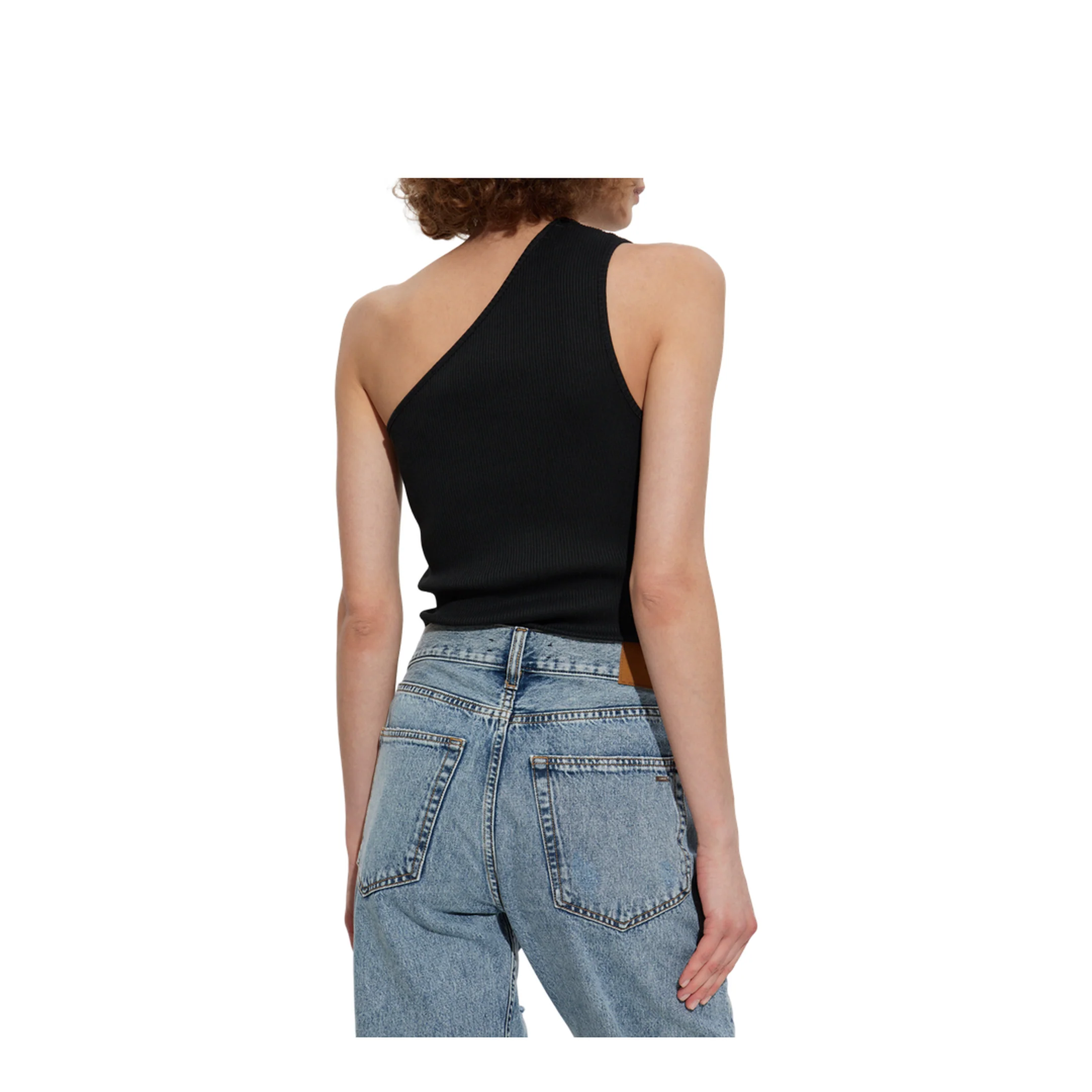 Women's Cut-Out Top in Black - Image 4