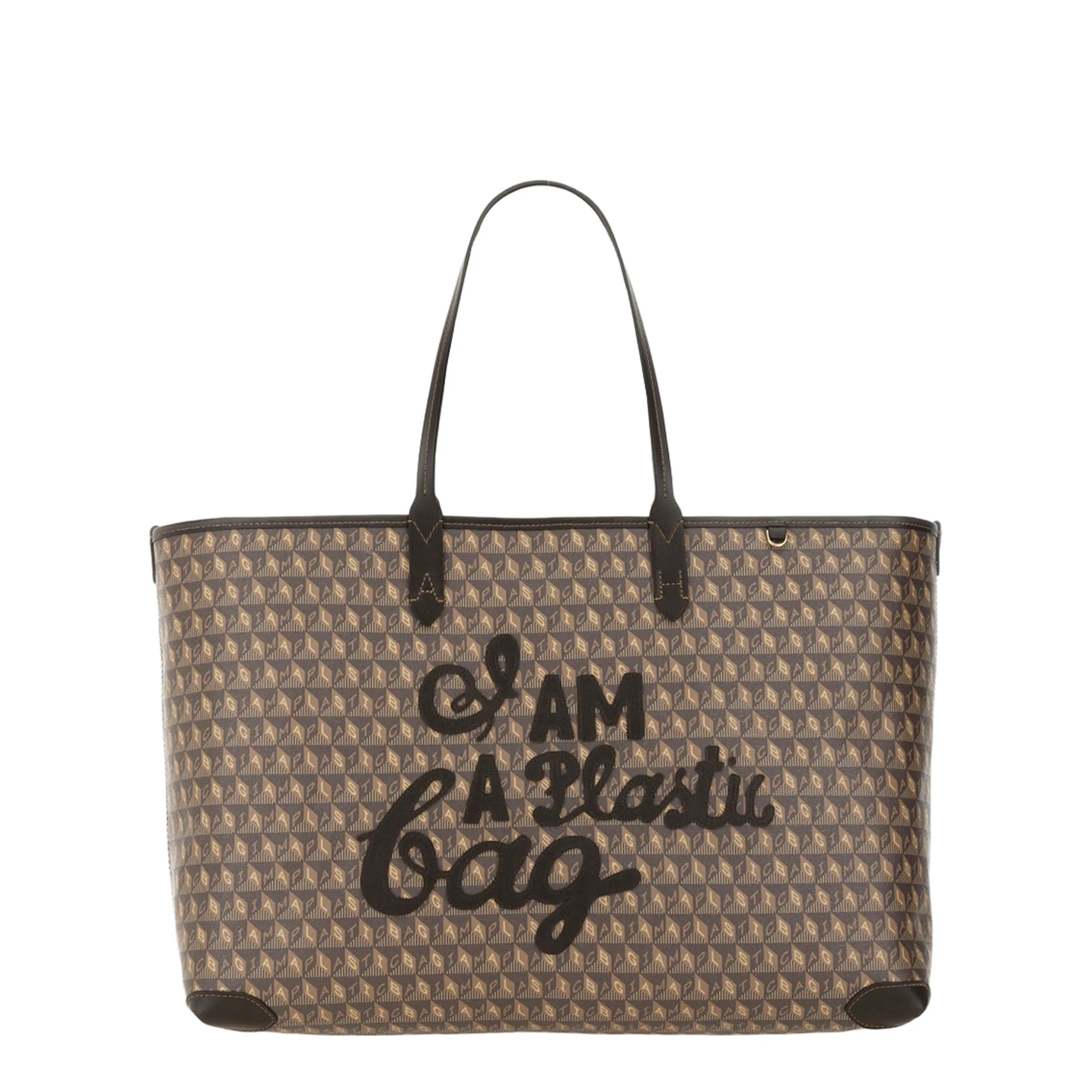 Patterned Top-Handle Shoulder Bag - Image 2