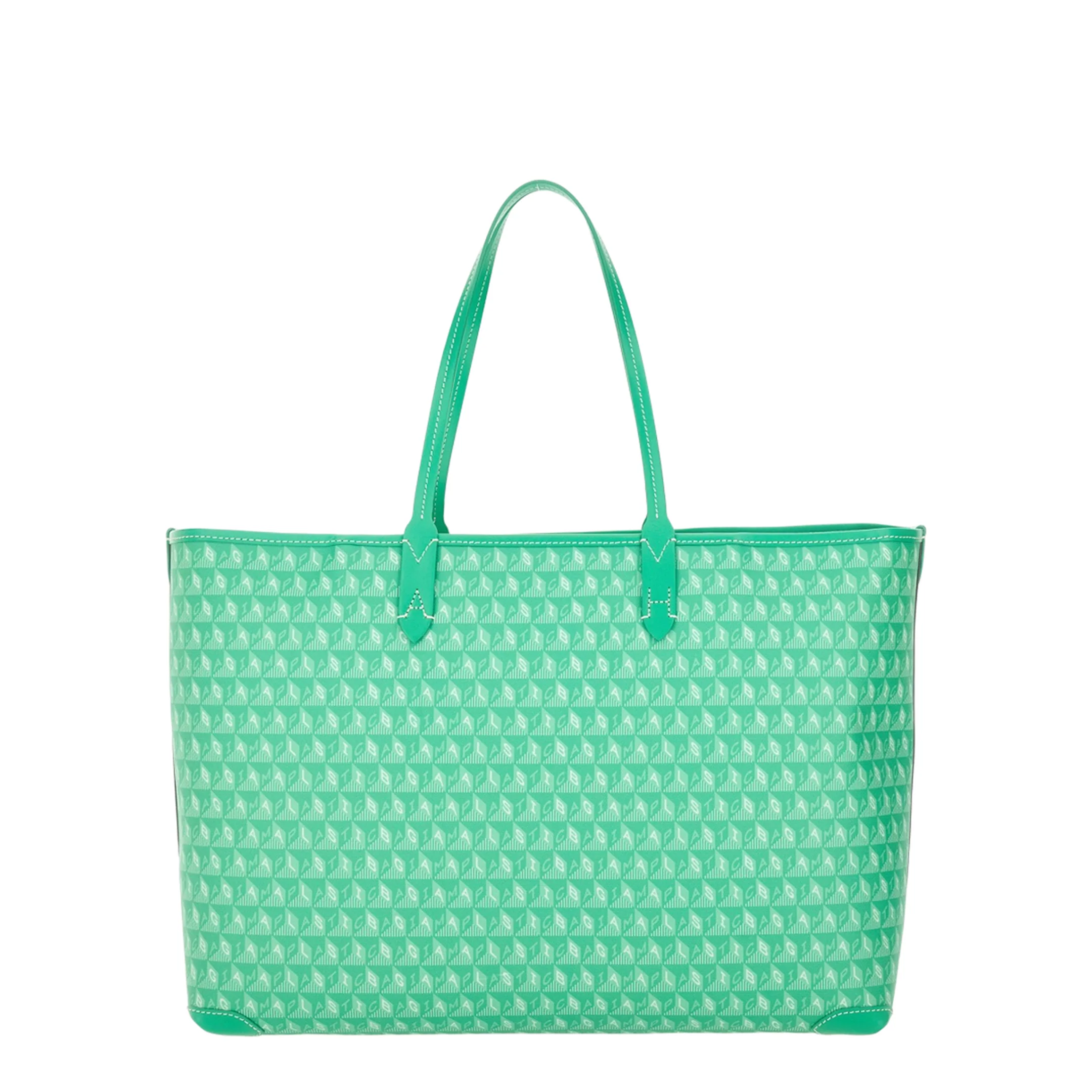 Tote Bag with I Am a Plastic Bag Pattern - Image 2