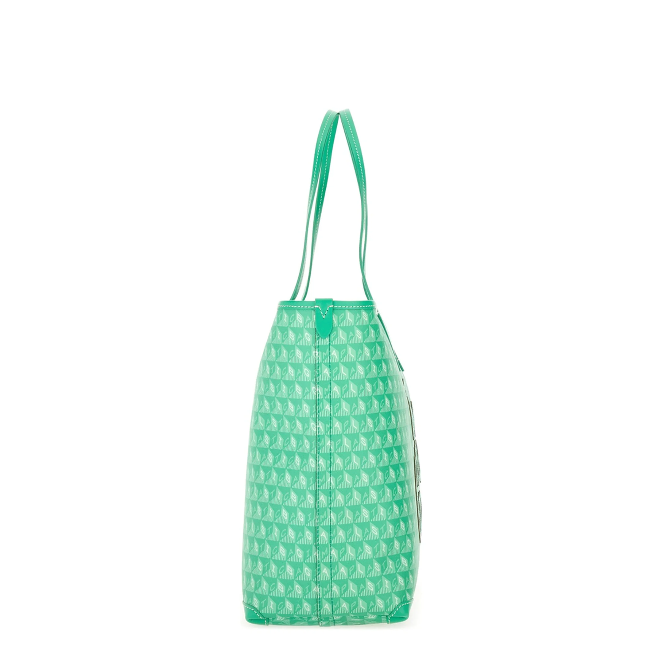 Tote Bag with I Am a Plastic Bag Pattern - Image 3